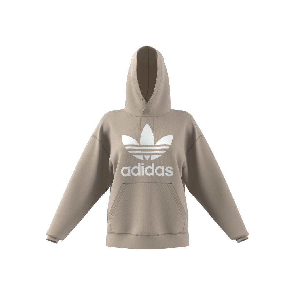 Trefoil Hoodie, Beige, A901_ONE, large image number 12