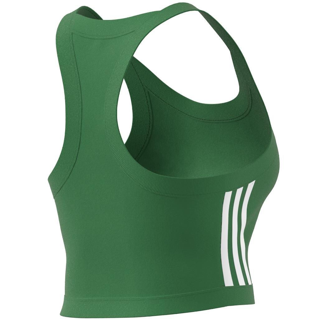 Adicolor Classics 3-Stripes Short Tank Top, Green, A901_ONE, large image number 10