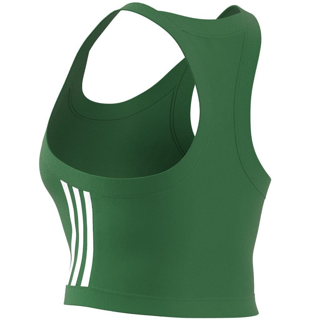 Adicolor Classics 3-Stripes Short Tank Top, Green, A901_ONE, large image number 11