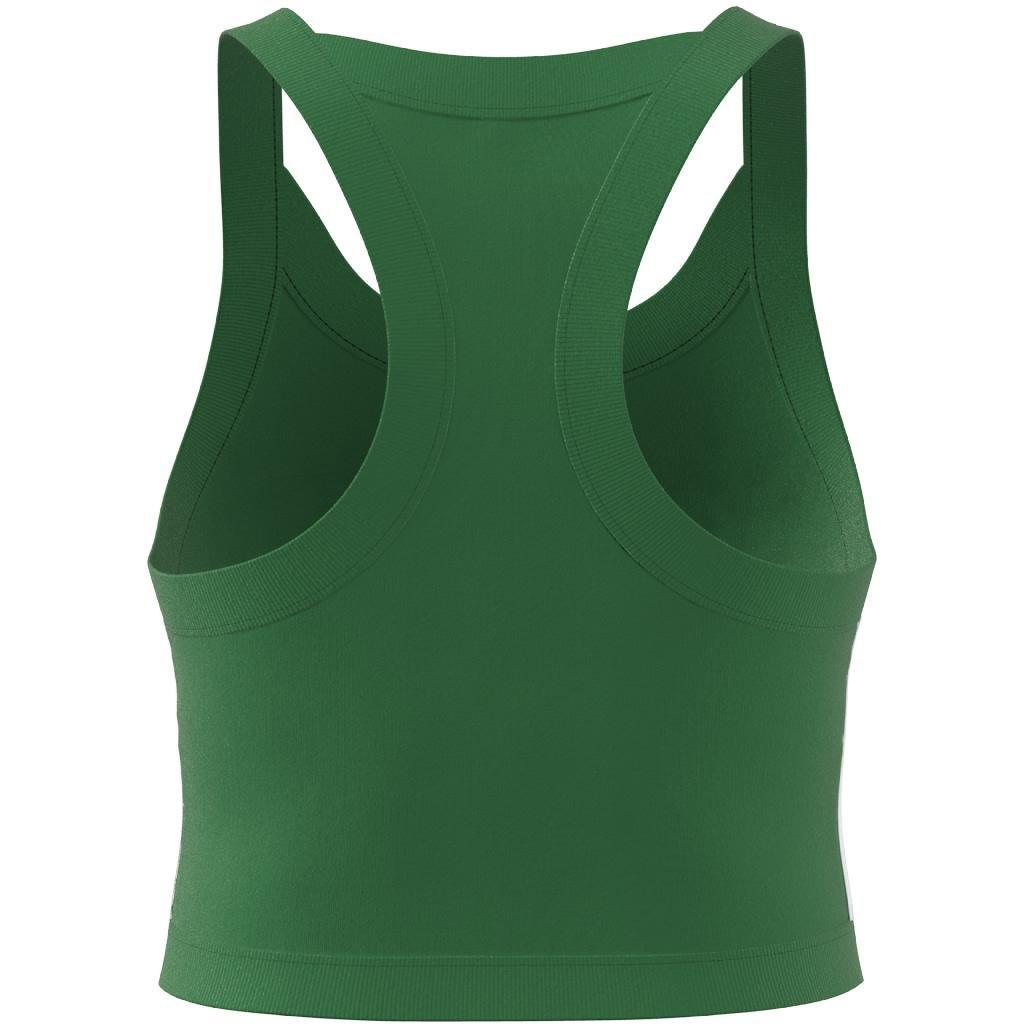 Adicolor Classics 3-Stripes Short Tank Top, Green, A901_ONE, large image number 14