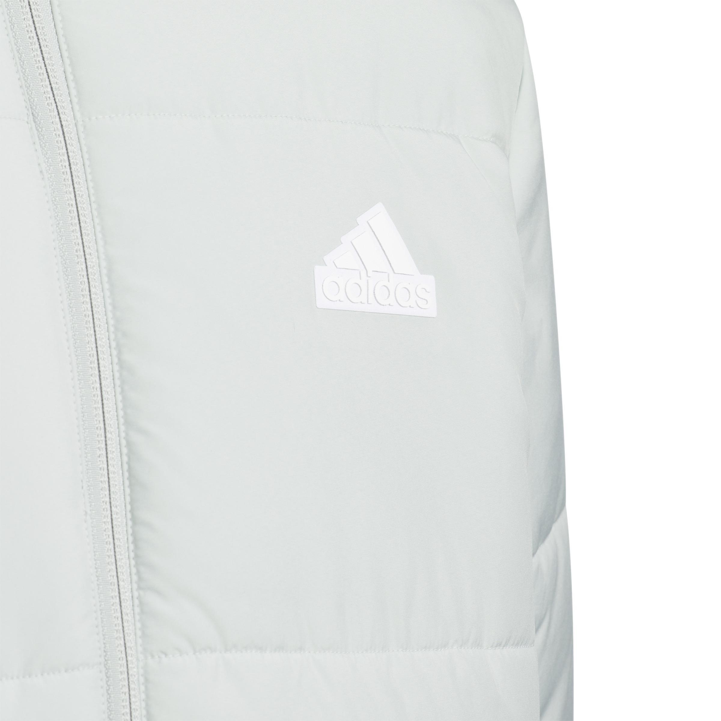 Unisex Kids 3-Stripes Padded Jacket, Grey, , large image number 3