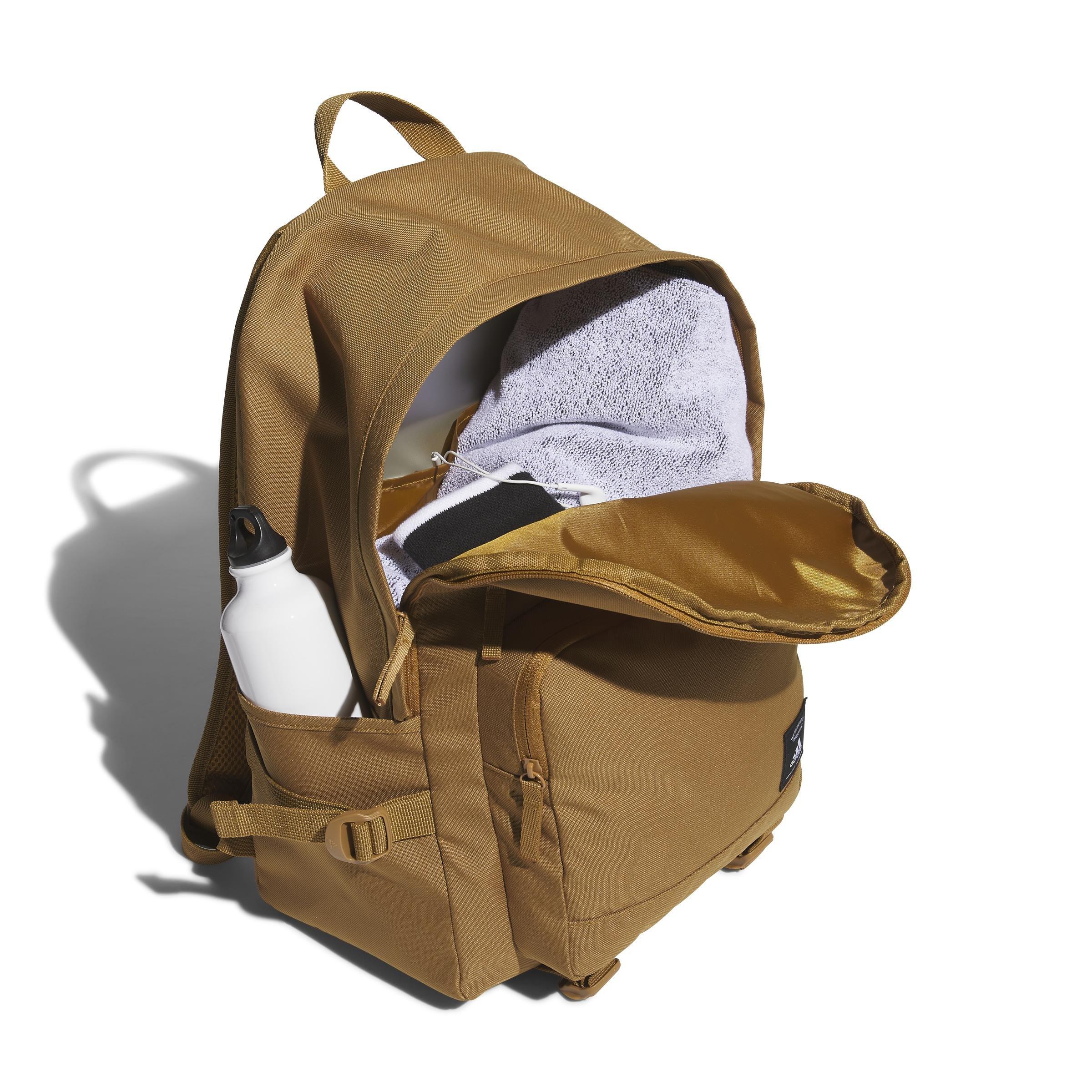 Must Haves Multi-Pocket Backpack, Brown, A901_ONE, large image number 1