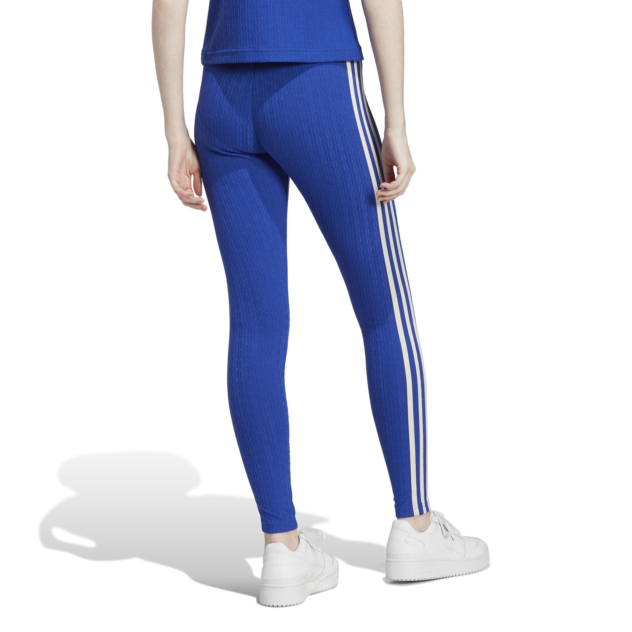 Adicolor 70S Knit Leggings, Blue, A901_ONE, medium