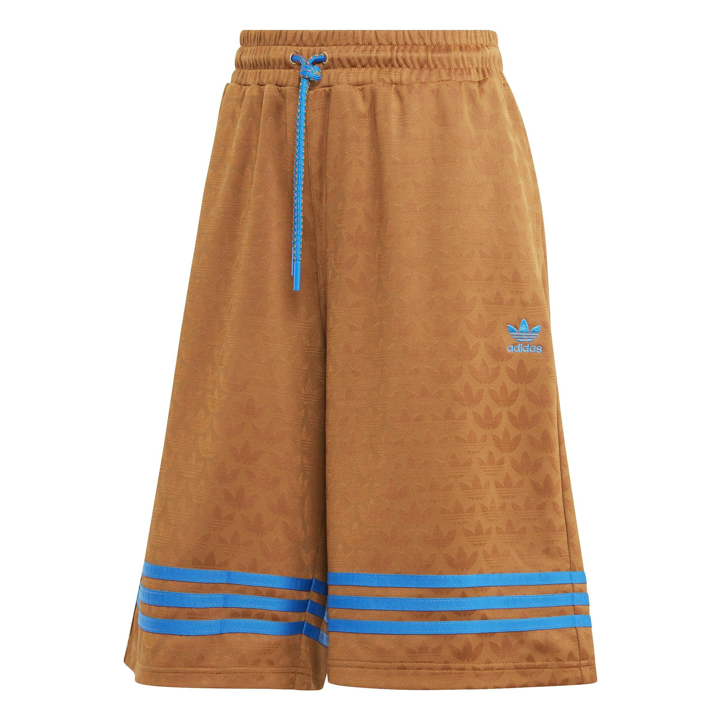 Adicolor 70S Bb Monogram Shorts, Brown, A901_ONE, large image number 1
