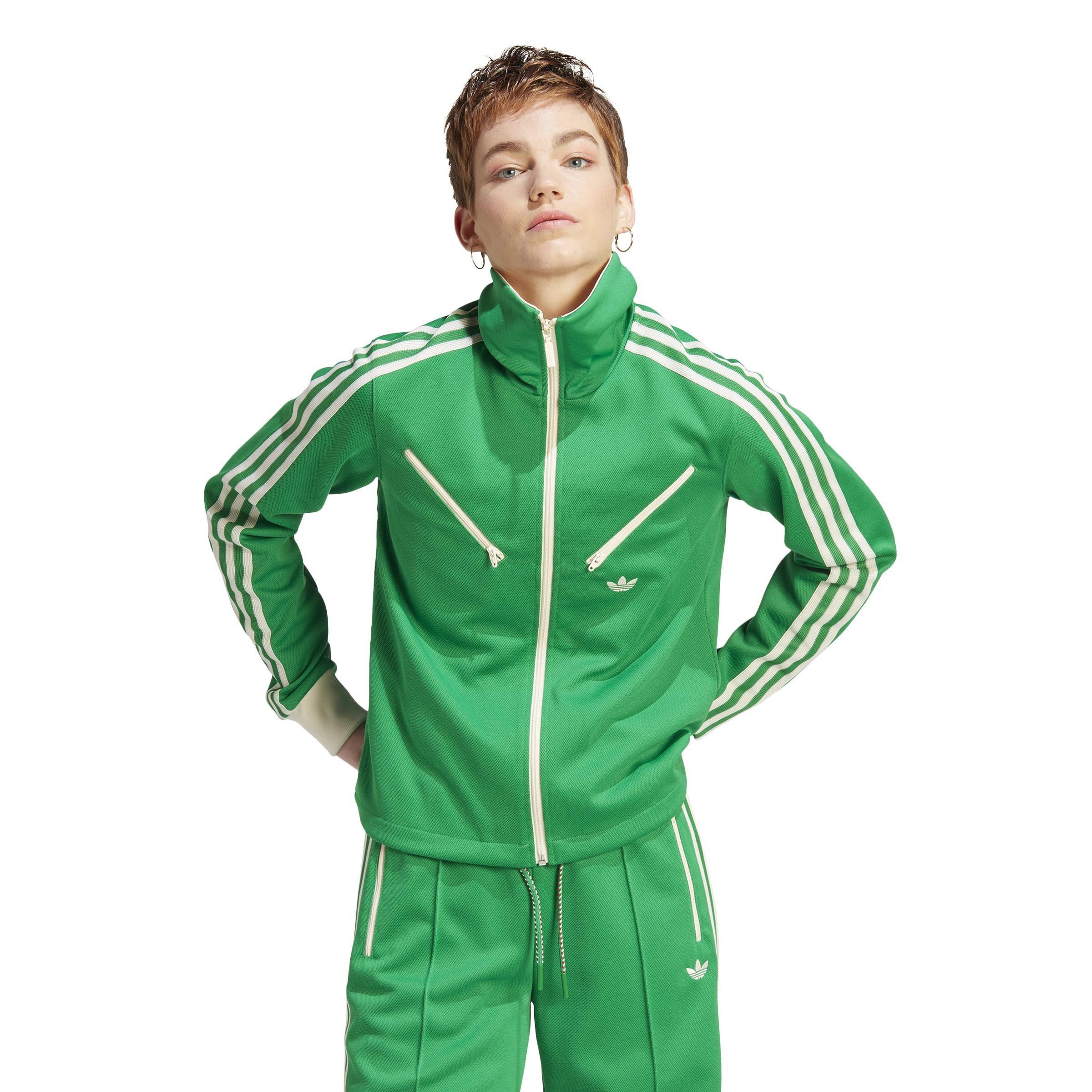 Adicolor 70S Montreal Track Top, Green, A901_ONE, large image number 0