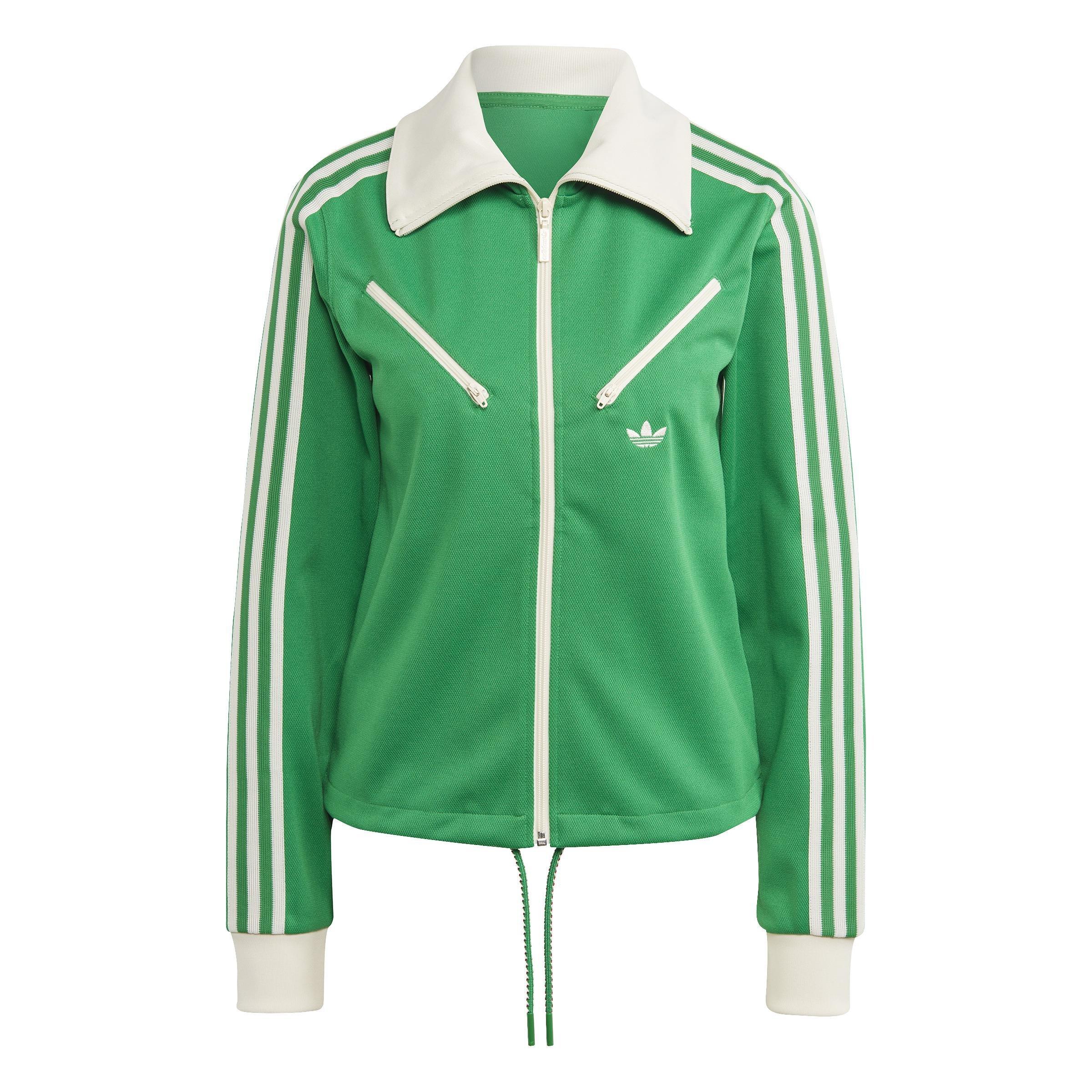 Adicolor 70S Montreal Track Top, Green, A901_ONE, large image number 4