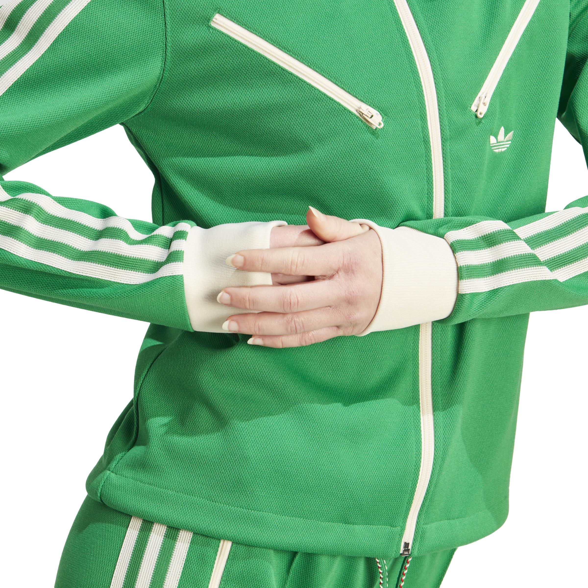 Adicolor 70S Montreal Track Top, Green, A901_ONE, large image number 6
