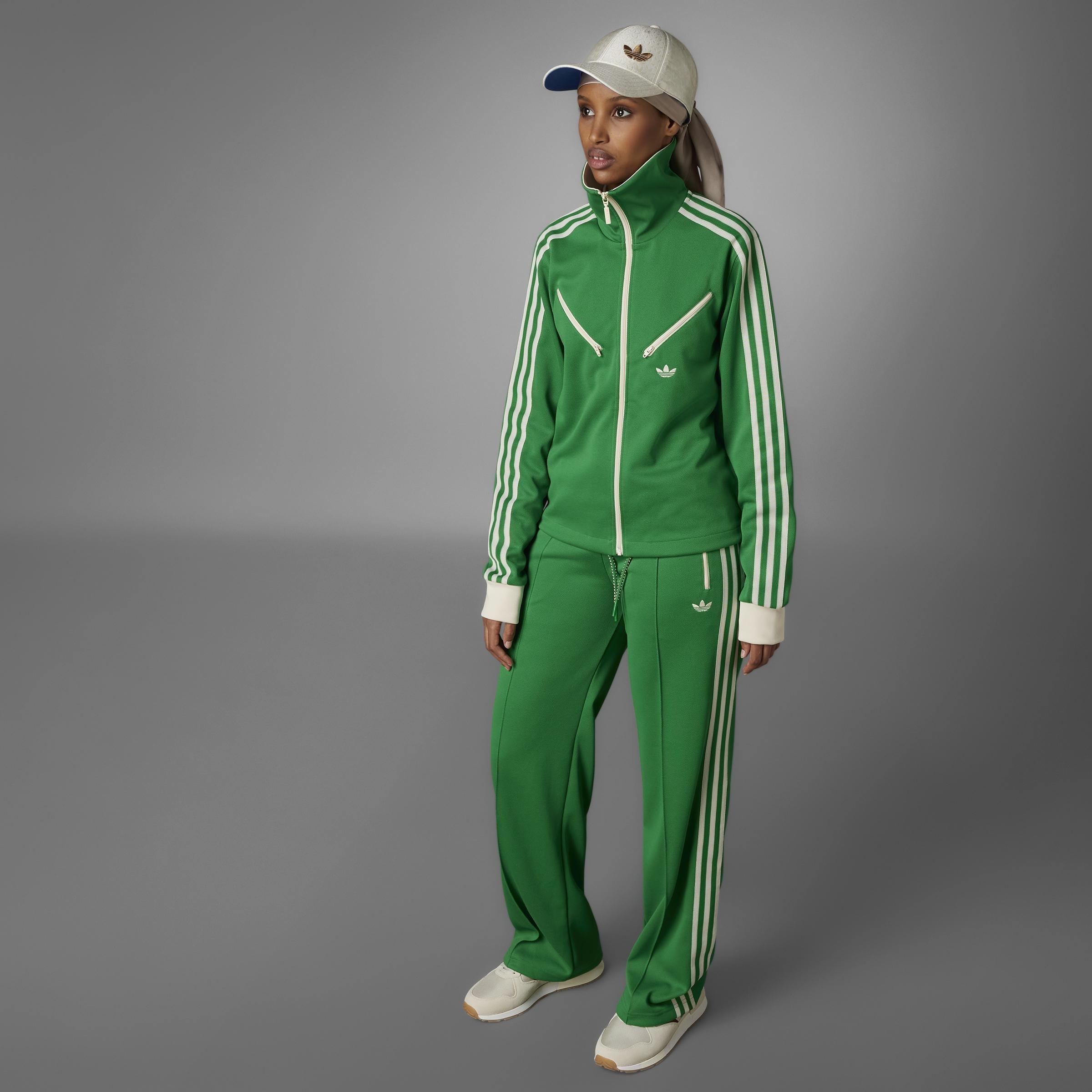 Adicolor 70S Montreal Track Top, Green, A901_ONE, large image number 14