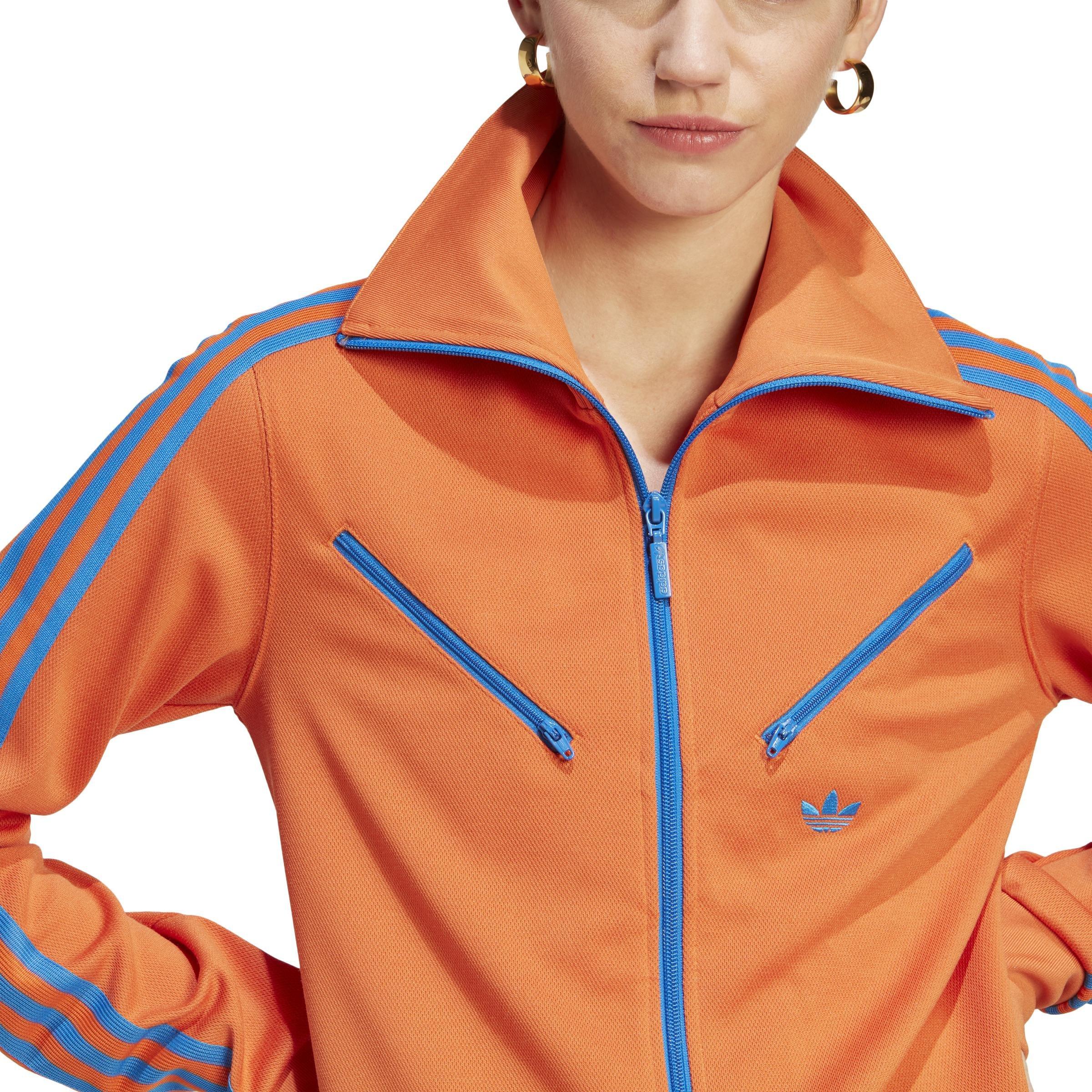 Adicolor 70S Montreal Track Top, Orange, A901_ONE, large image number 4