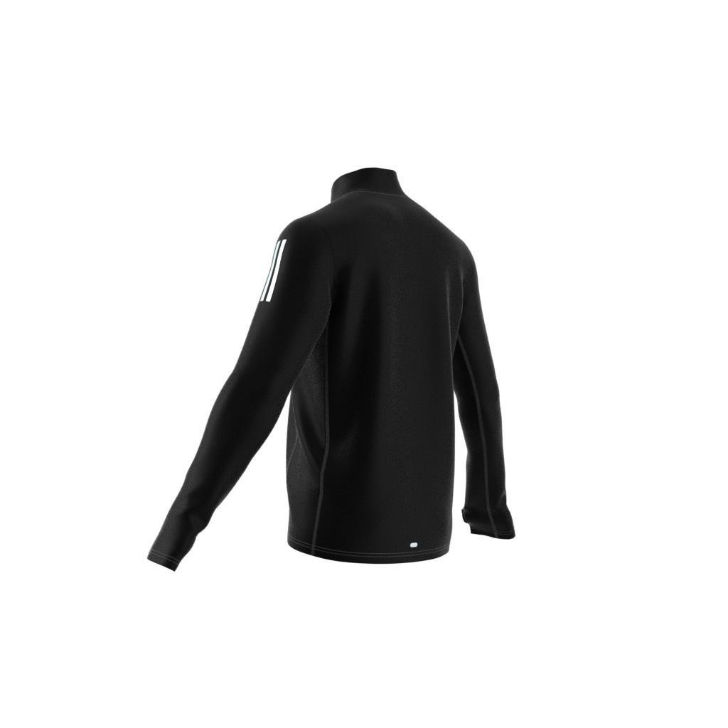 Own the Run 1/4 Zip Long Sleeve Sweatshirt, Black, , large image number 8