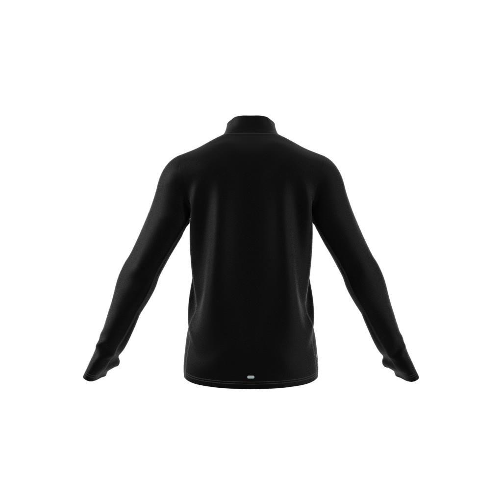 Own the Run 1/4 Zip Long Sleeve Sweatshirt, Black, , large image number 10