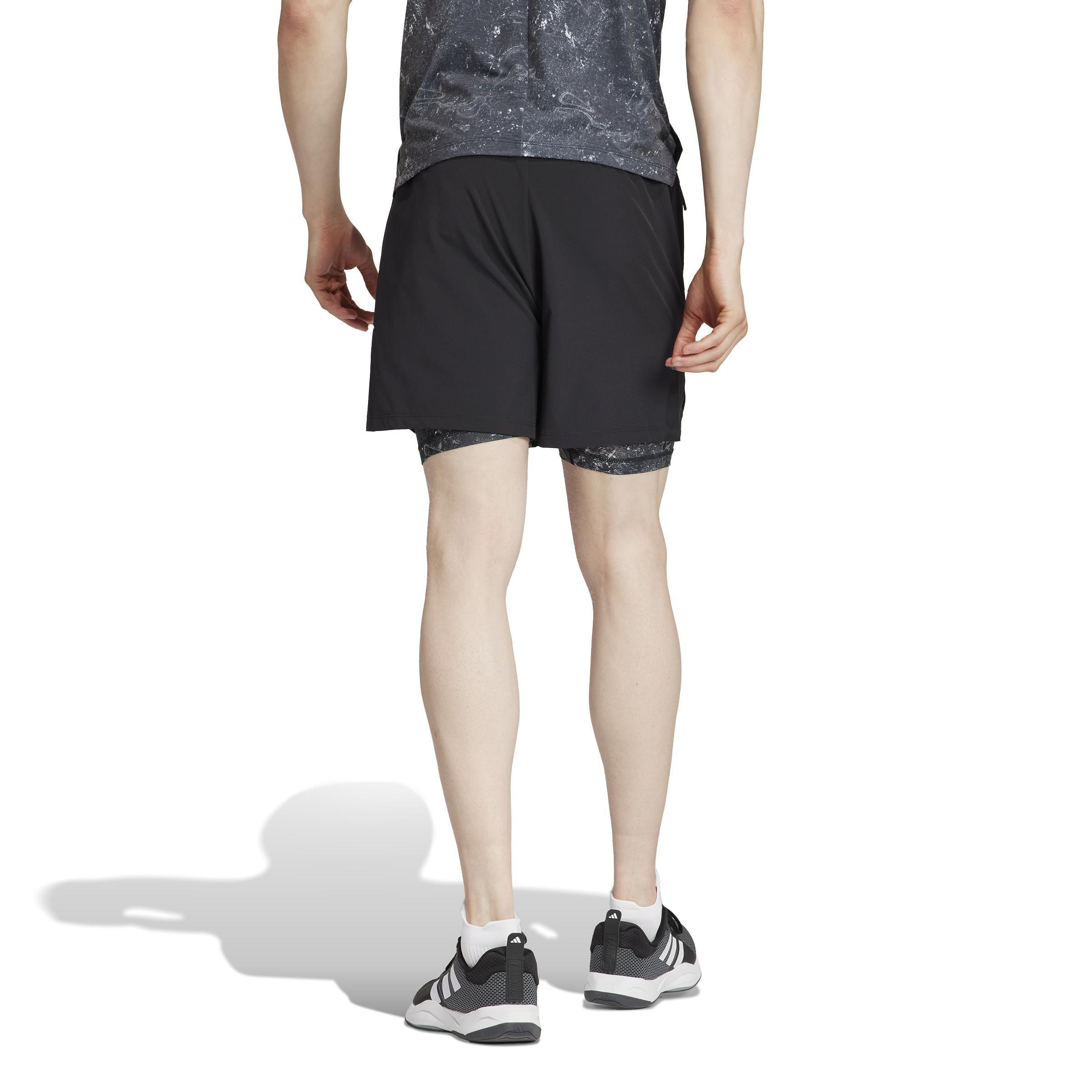 Power Workout 2-In-1 Shorts, Black, , large image number 2
