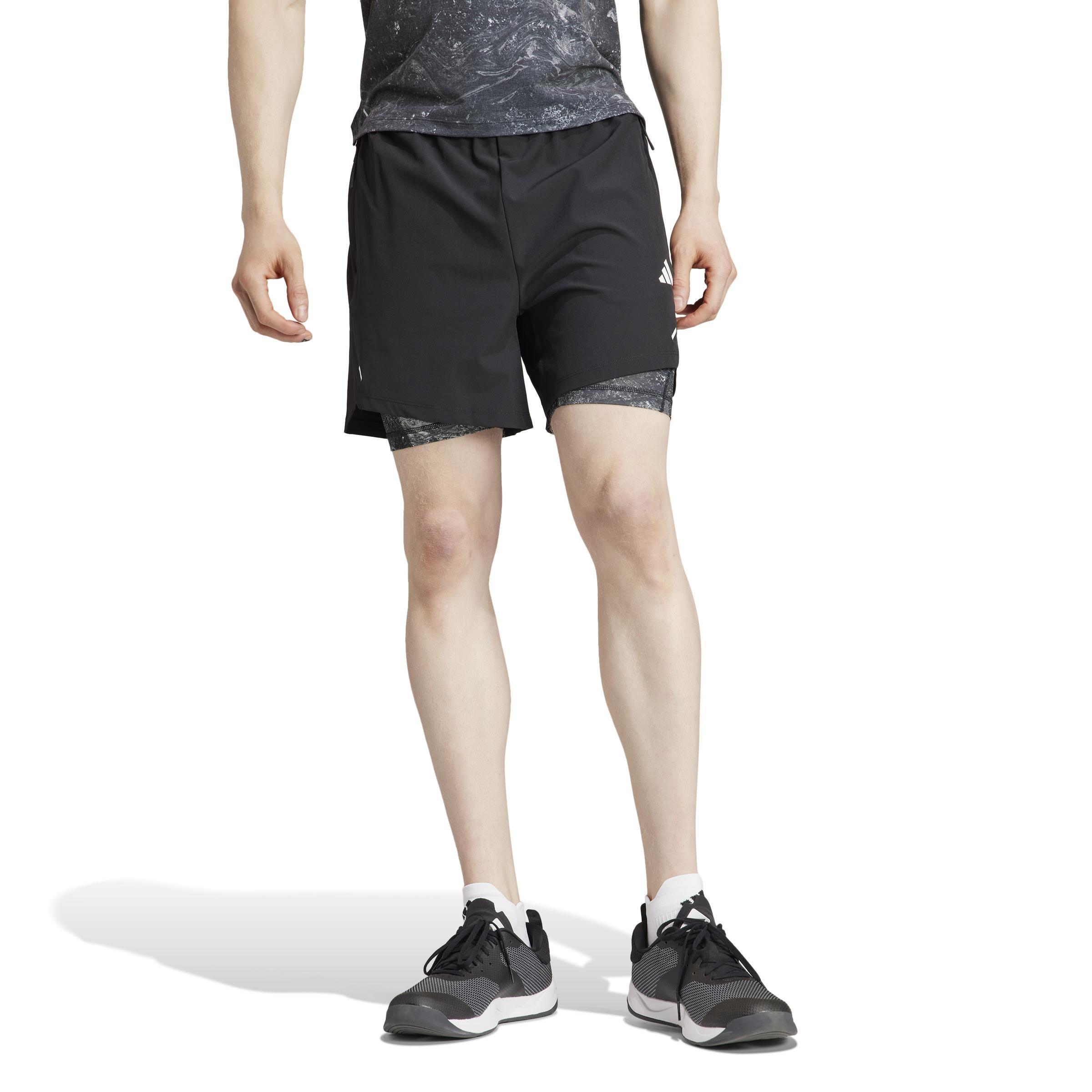 Power Workout 2-In-1 Shorts, Black, , large image number 6