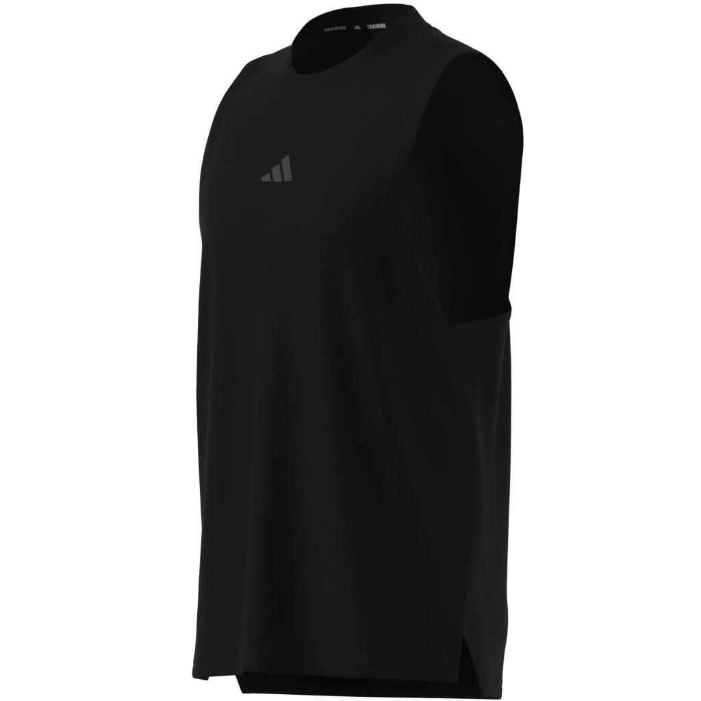 Designed for Training Workout Tank Top, Black, A901_ONE, large image number 11