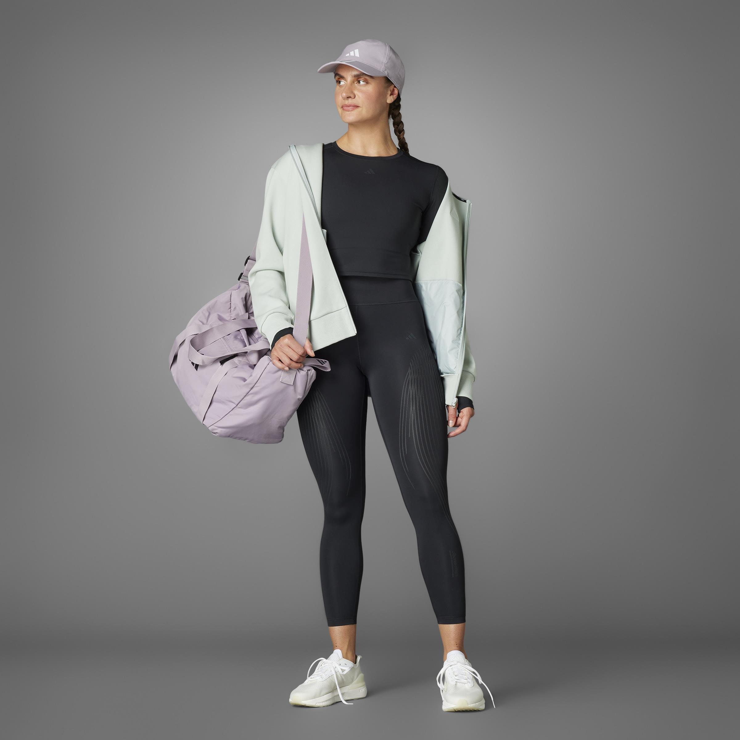 Pro Series Training Long Sleeve Crop Top, Black, A901_ONE, large image number 7