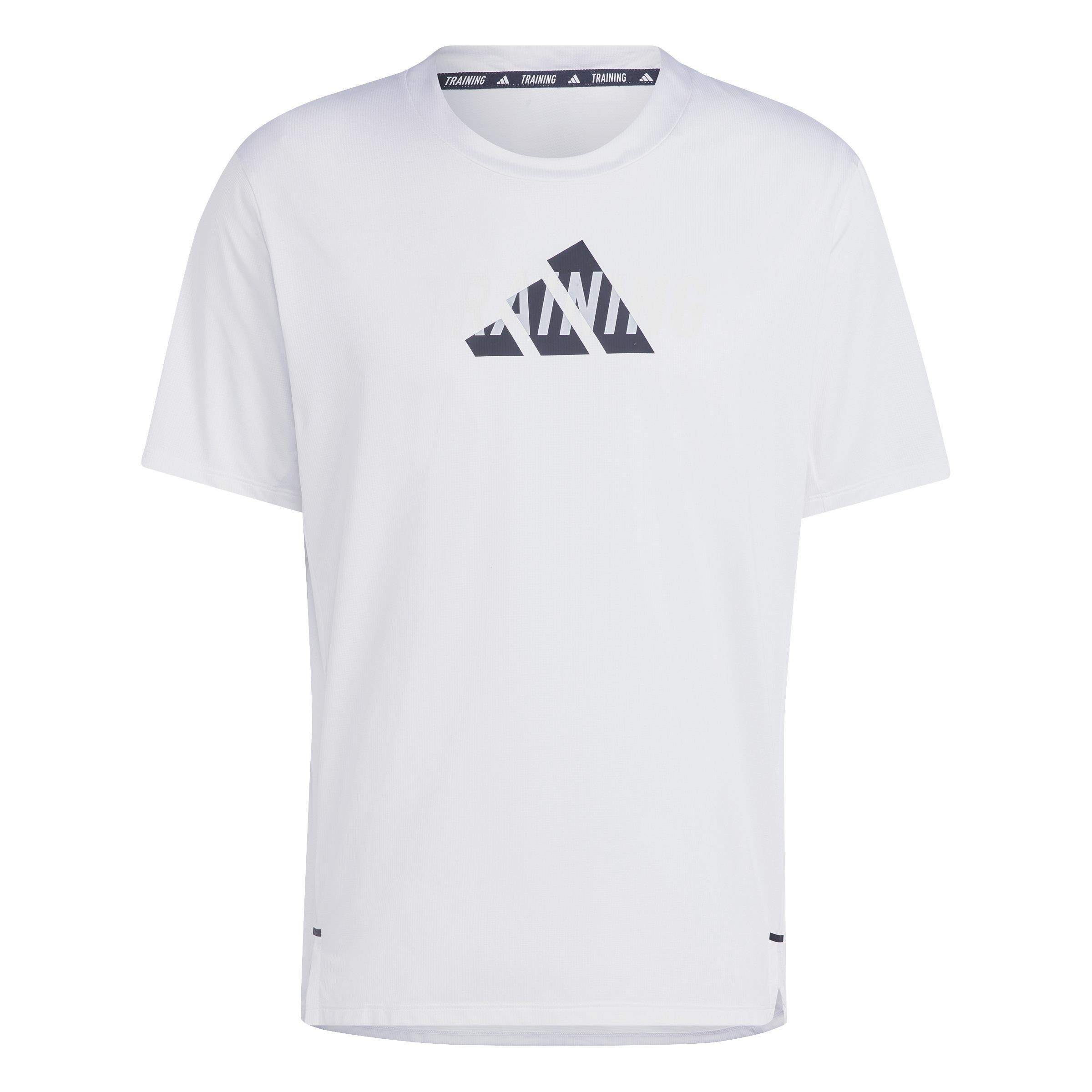 Designed For Movement Graphic Workout T-Shirt, White, A901_ONE, large image number 2