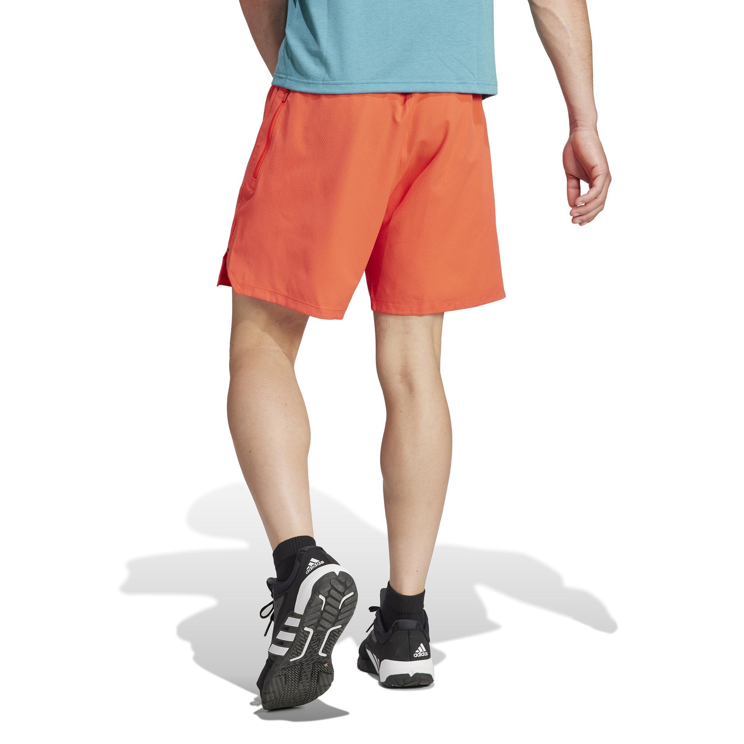 Workout Knurling Shorts, Orange, , large image number 2