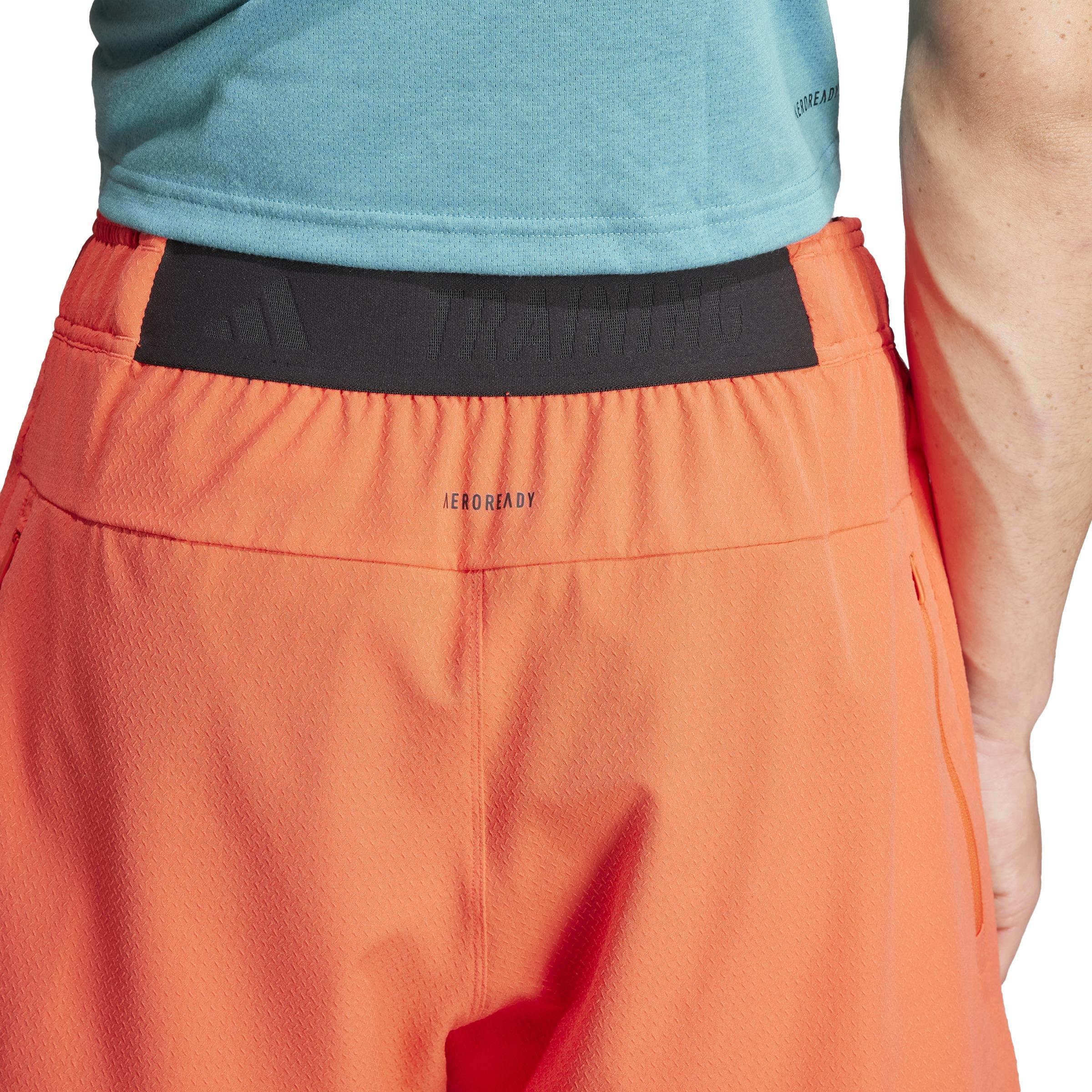 Workout Knurling Shorts, Orange, , large image number 3