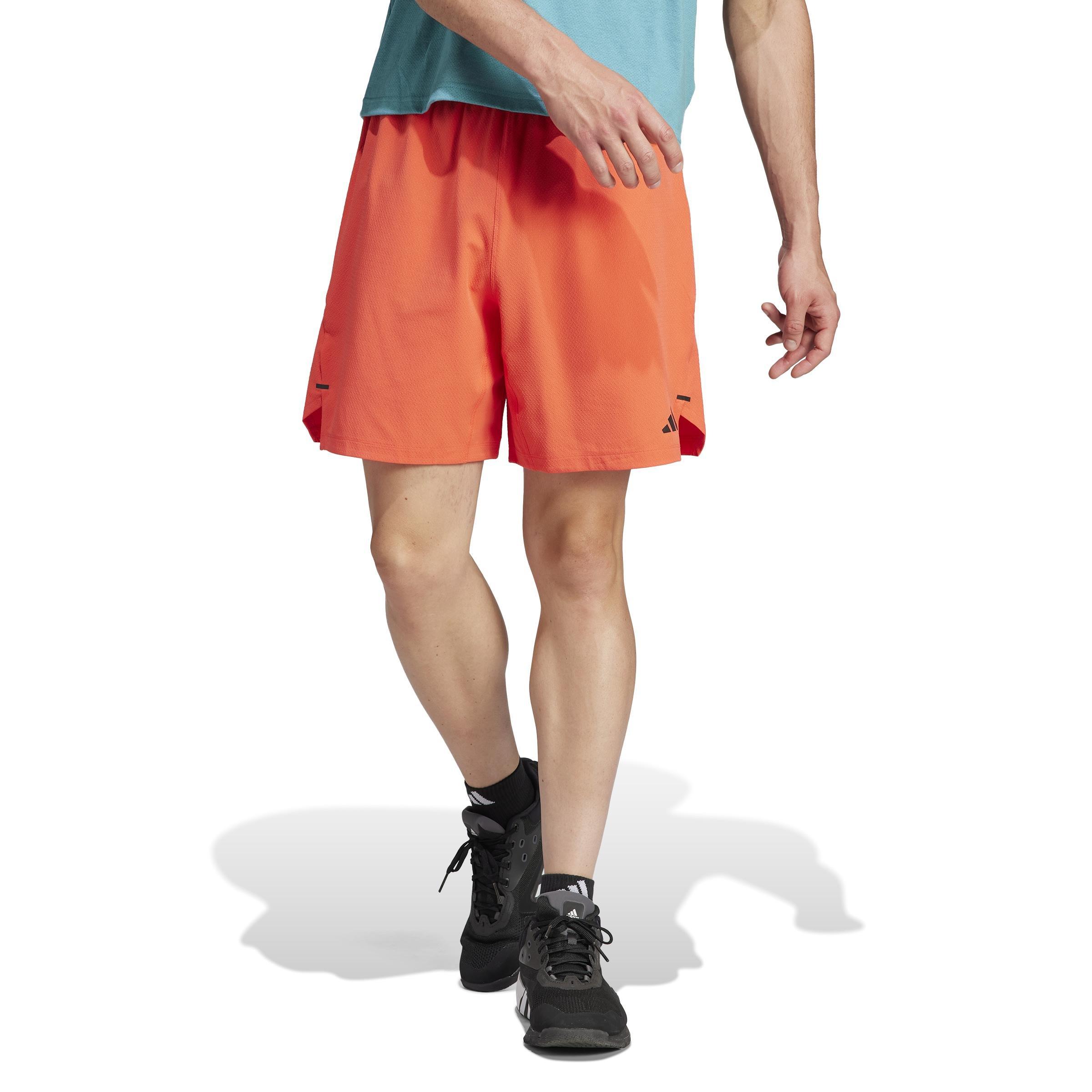 Workout Knurling Shorts, Orange, , large image number 10