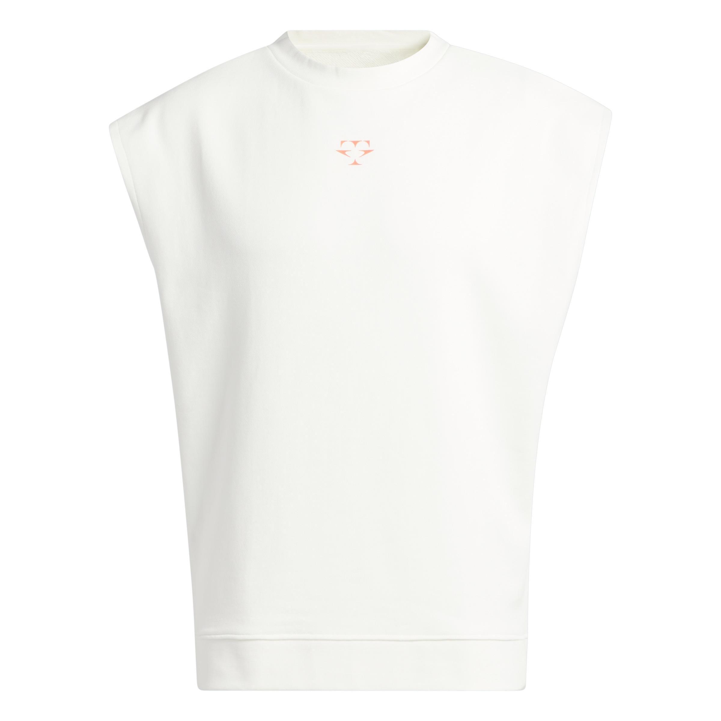 Trae Sleeveless Mock T-shirt, White, A901_ONE, large image number 0