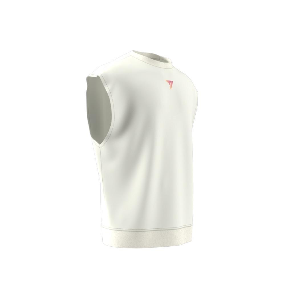 Trae Sleeveless Mock T-shirt, White, , large image number 7