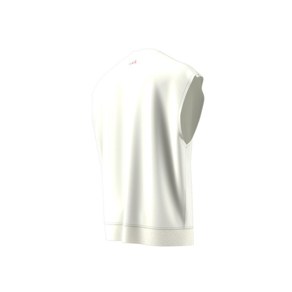 Trae Sleeveless Mock T-shirt, White, A901_ONE, large image number 8
