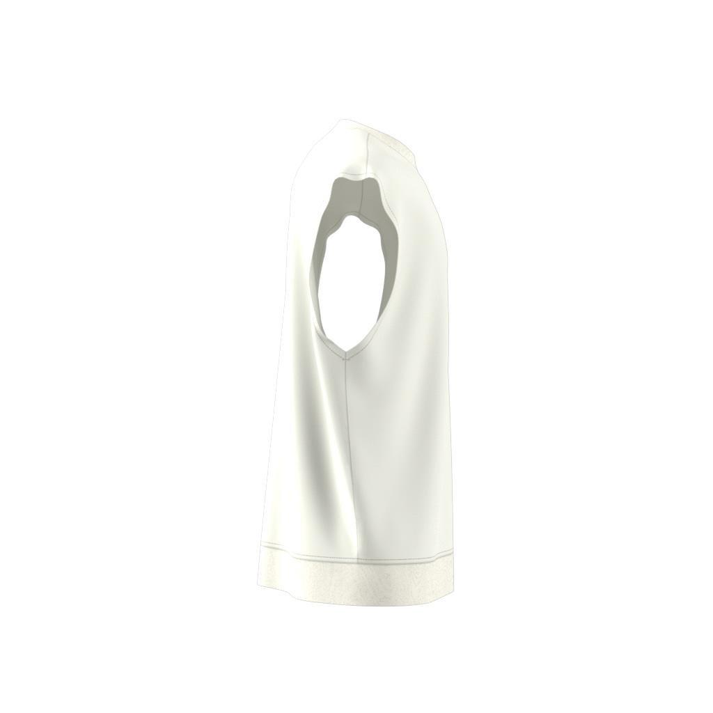 Trae Sleeveless Mock T-shirt, White, , large image number 12