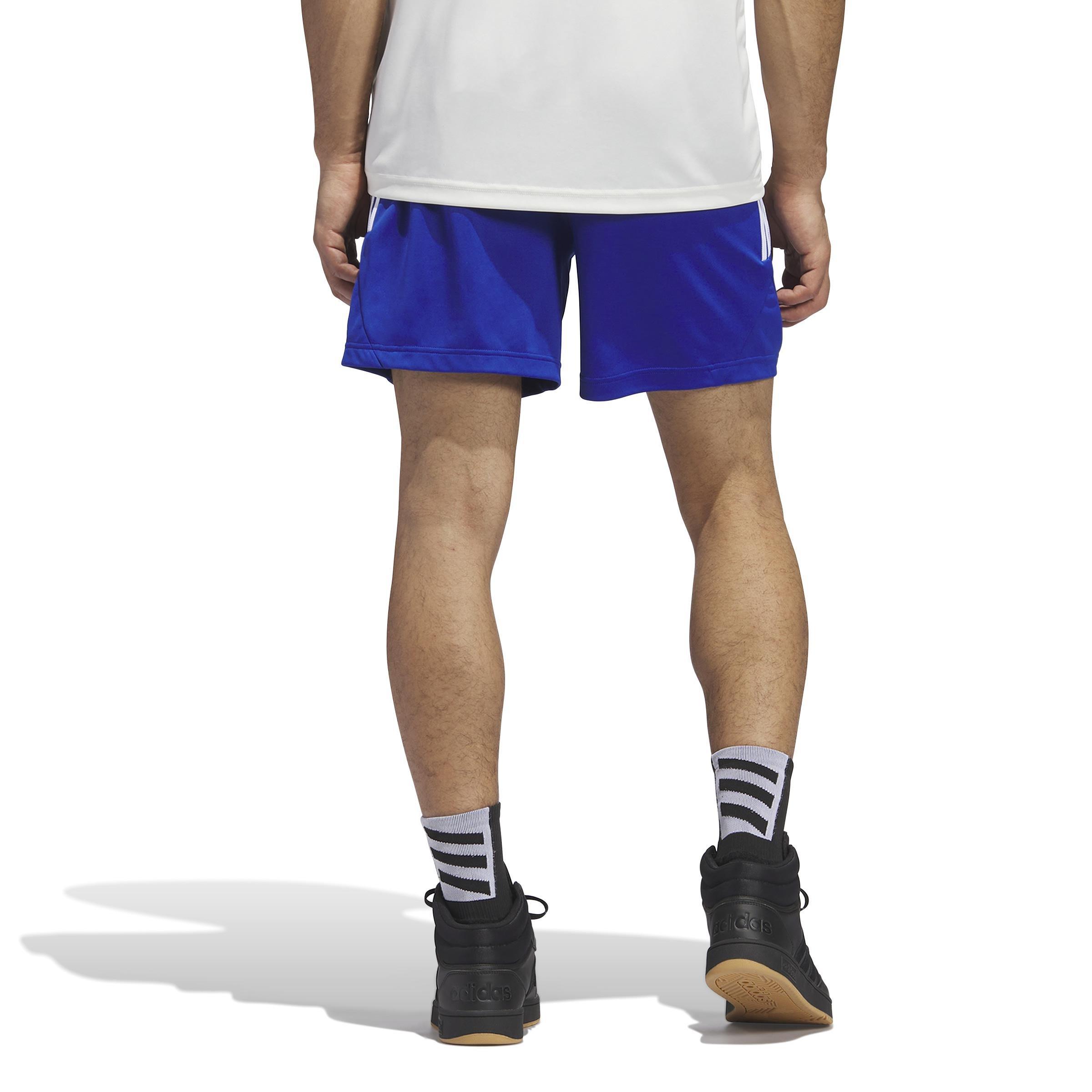 Legends 3-Stripes Basketball Shorts, Blue, A901_ONE, large image number 2
