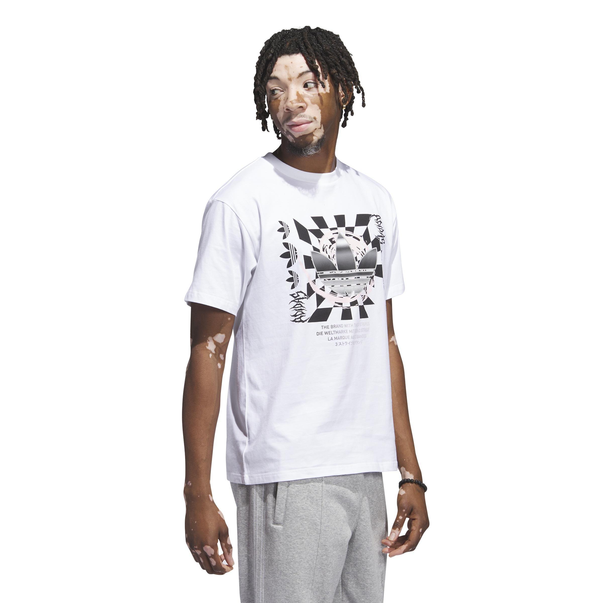 Mv Trefoil Graphic T-Shirt, White, , large image number 11