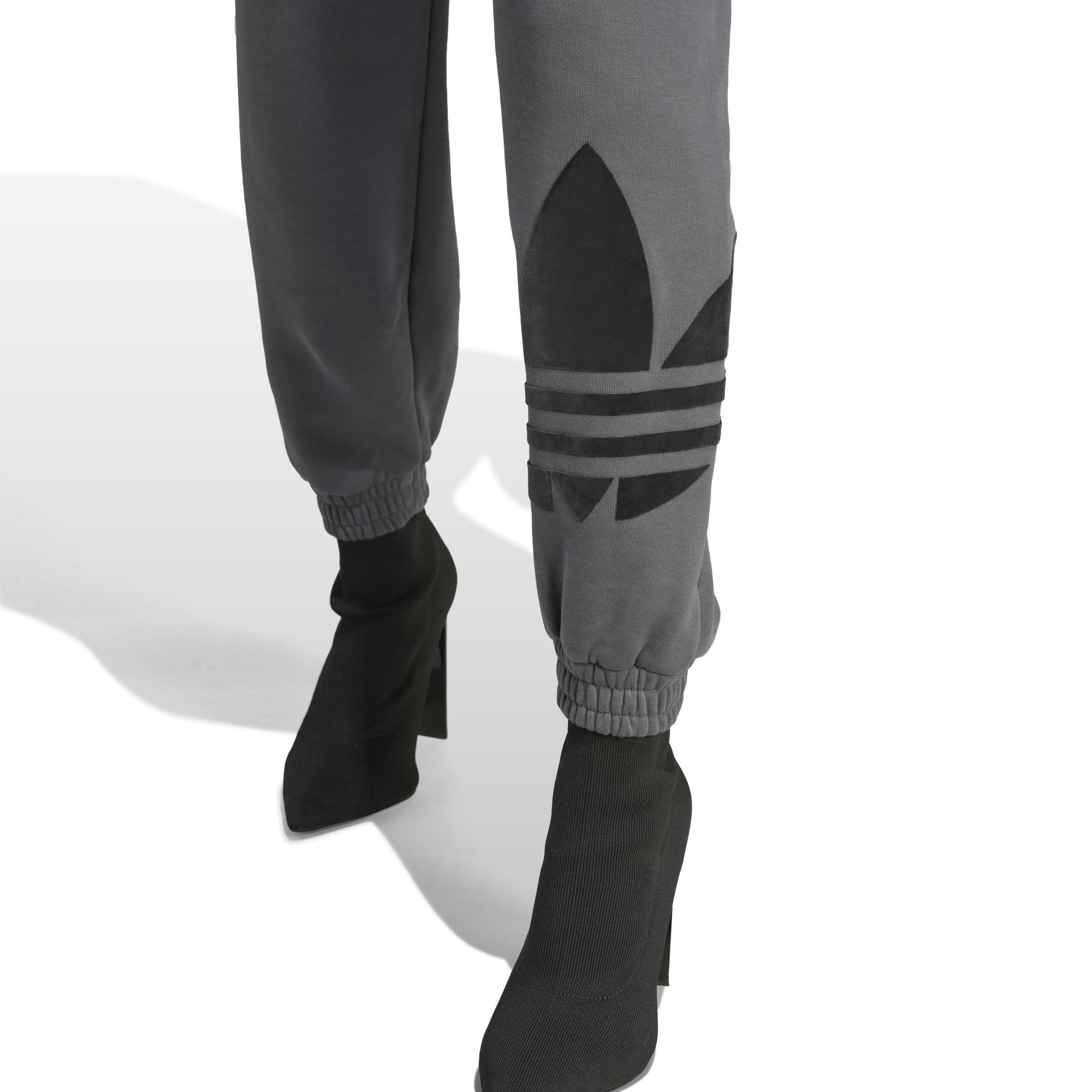 Trefoil Cuff Joggers, Grey, , large image number 3
