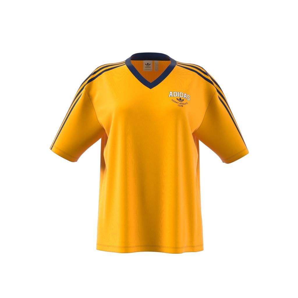 V-Neck Logo T-Shirt, Yellow, , large image number 9