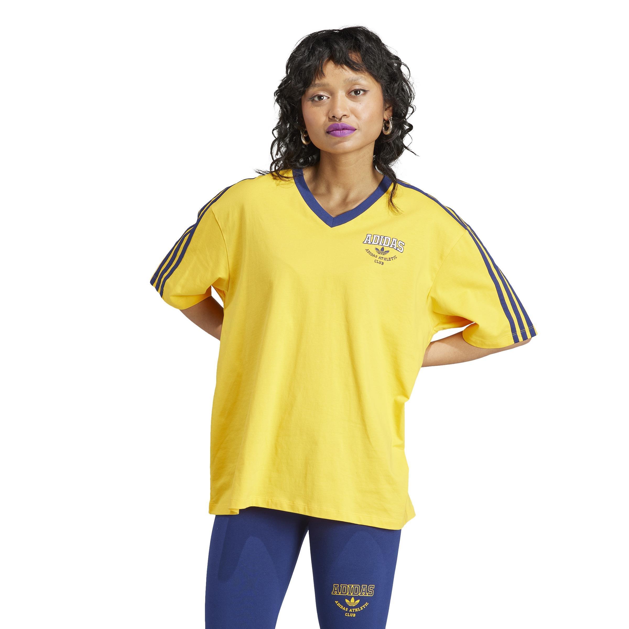 V-Neck Logo T-Shirt, Yellow, , large image number 11