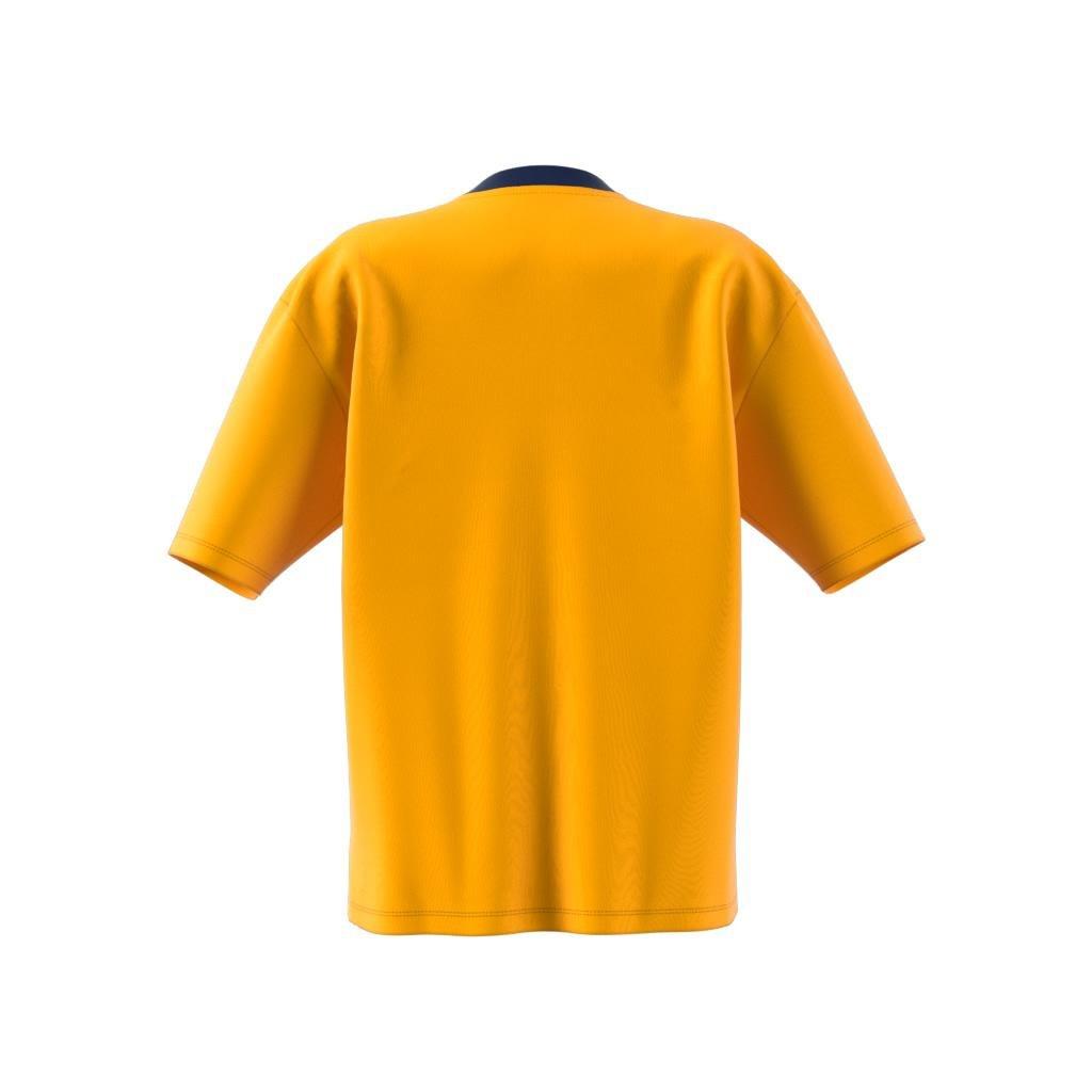 V-Neck Logo T-Shirt, Yellow, A901_ONE, large image number 12