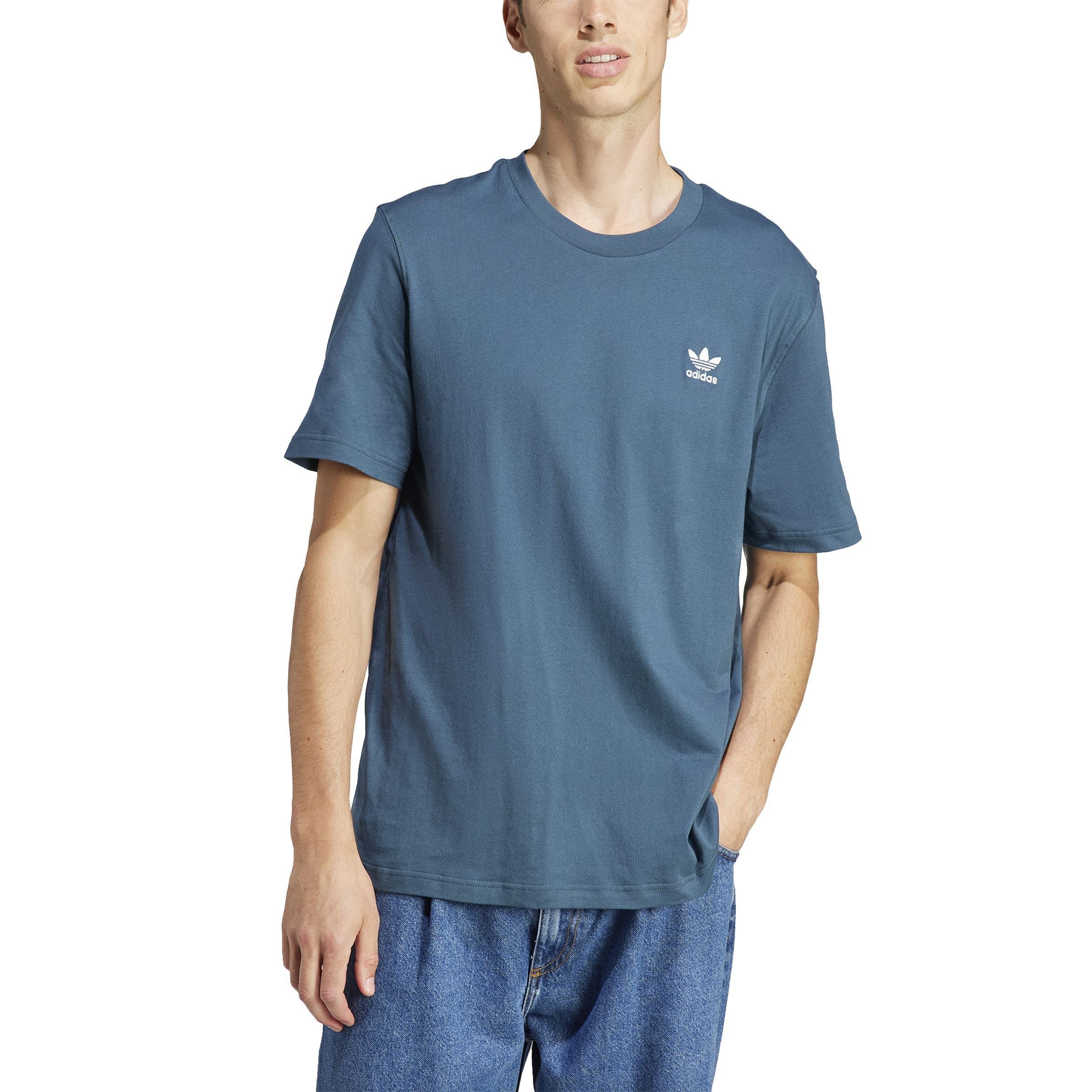 Trefoil Essentials T-Shirt, Turquoise, A901_ONE, large image number 2