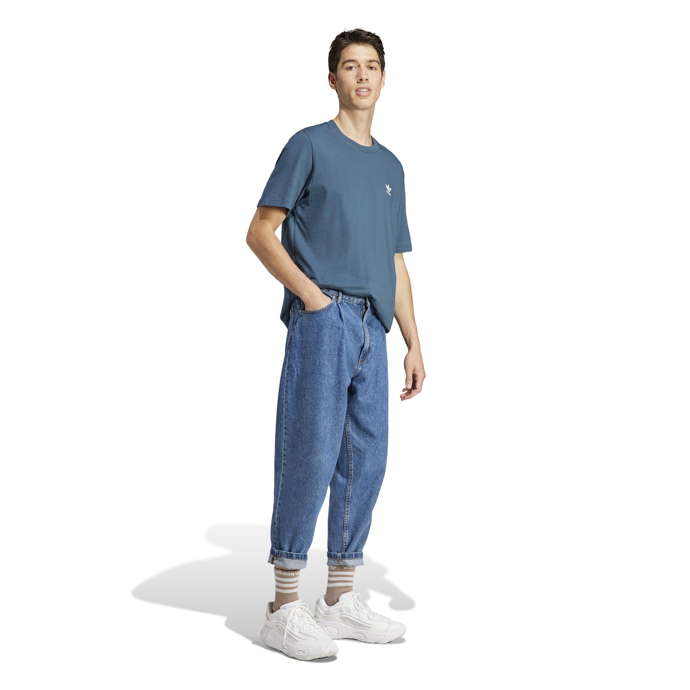 Trefoil Essentials T-Shirt, Turquoise, A901_ONE, large image number 7