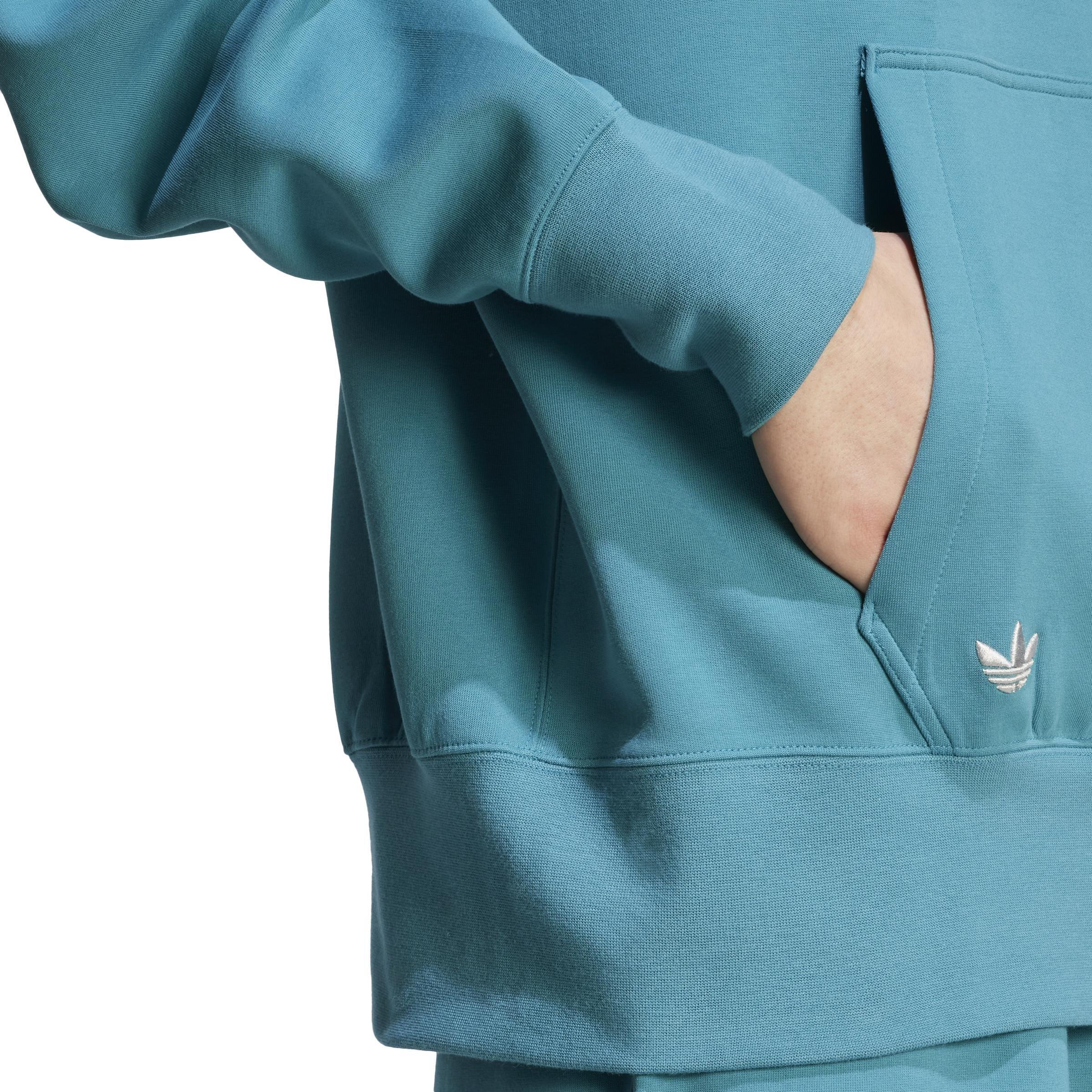 Adicolor Neuclassics Hoodie, Turquoise, A901_ONE, large image number 5