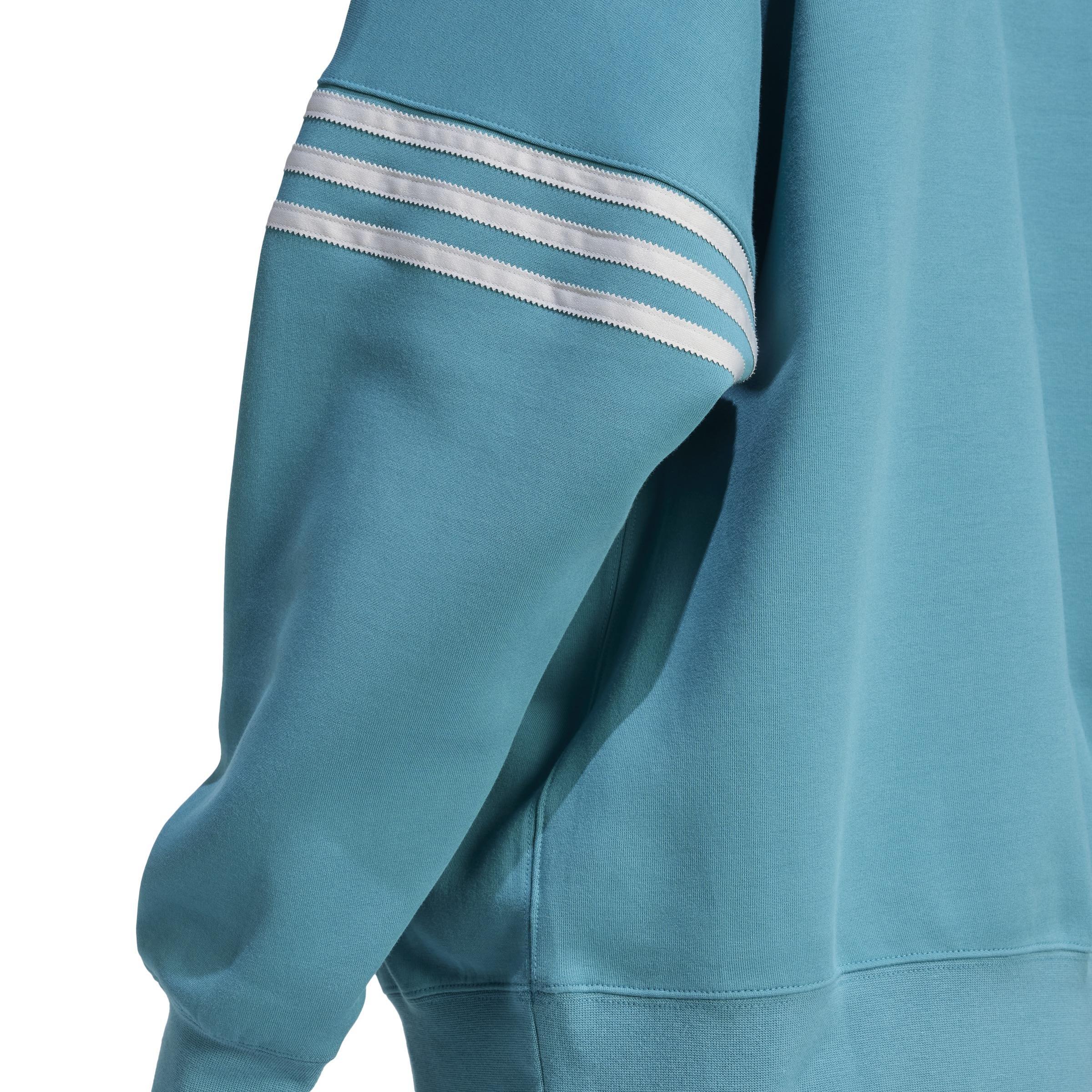 Adicolor Neuclassics Hoodie, Turquoise, A901_ONE, large image number 6