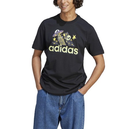 Men Sportswear Dream Doodle Fill T-Shirt, Black, A901_ONE, large image number 0