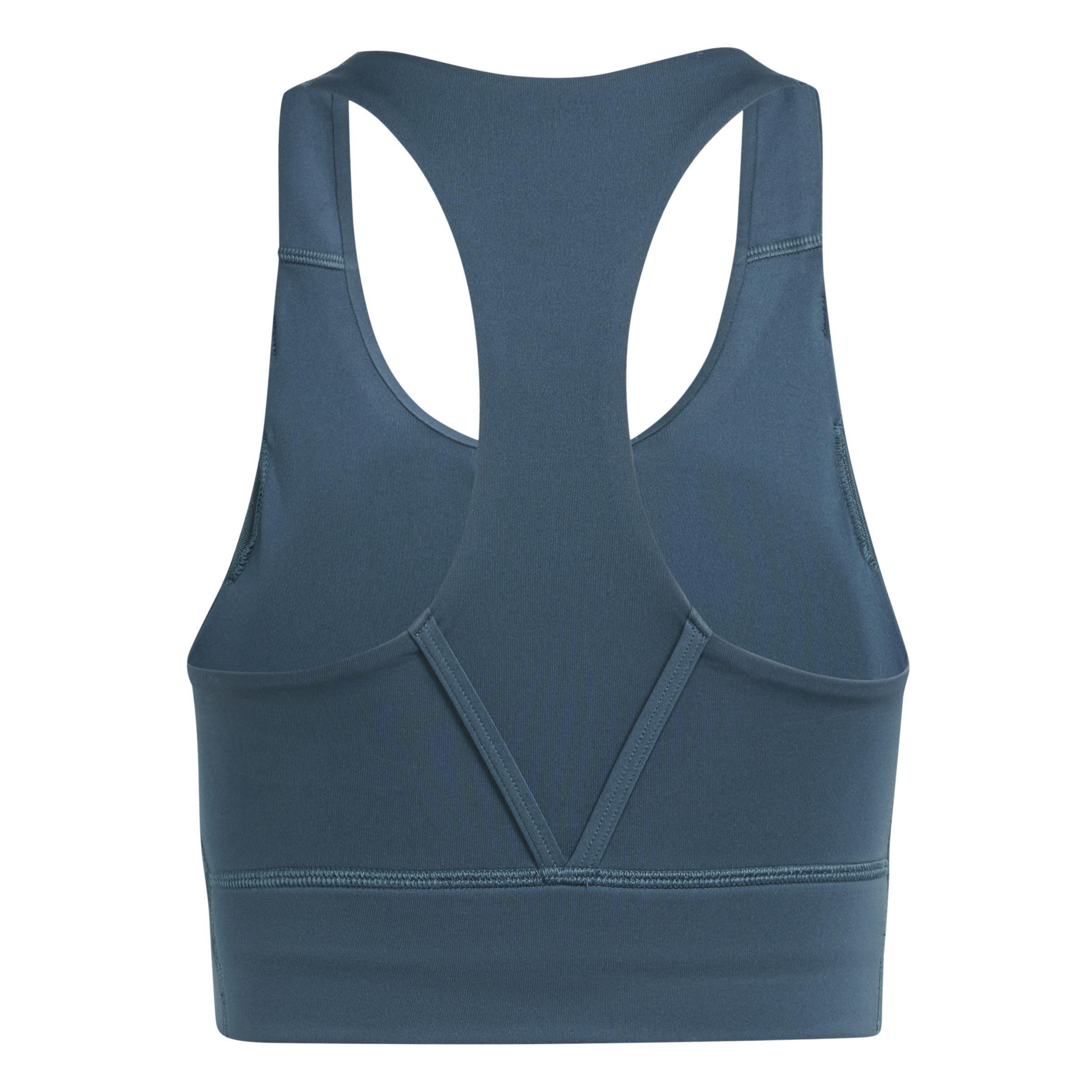 Run Pocket Medium-Support Bra, Turquoise, , large image number 4