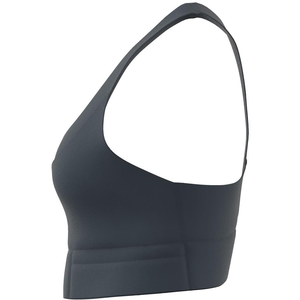 Run Pocket Medium-Support Bra, Turquoise, , large image number 7