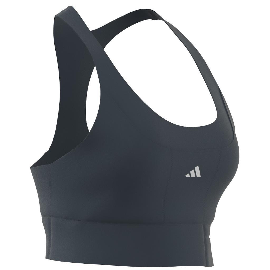 Run Pocket Medium-Support Bra, Turquoise, , large image number 8