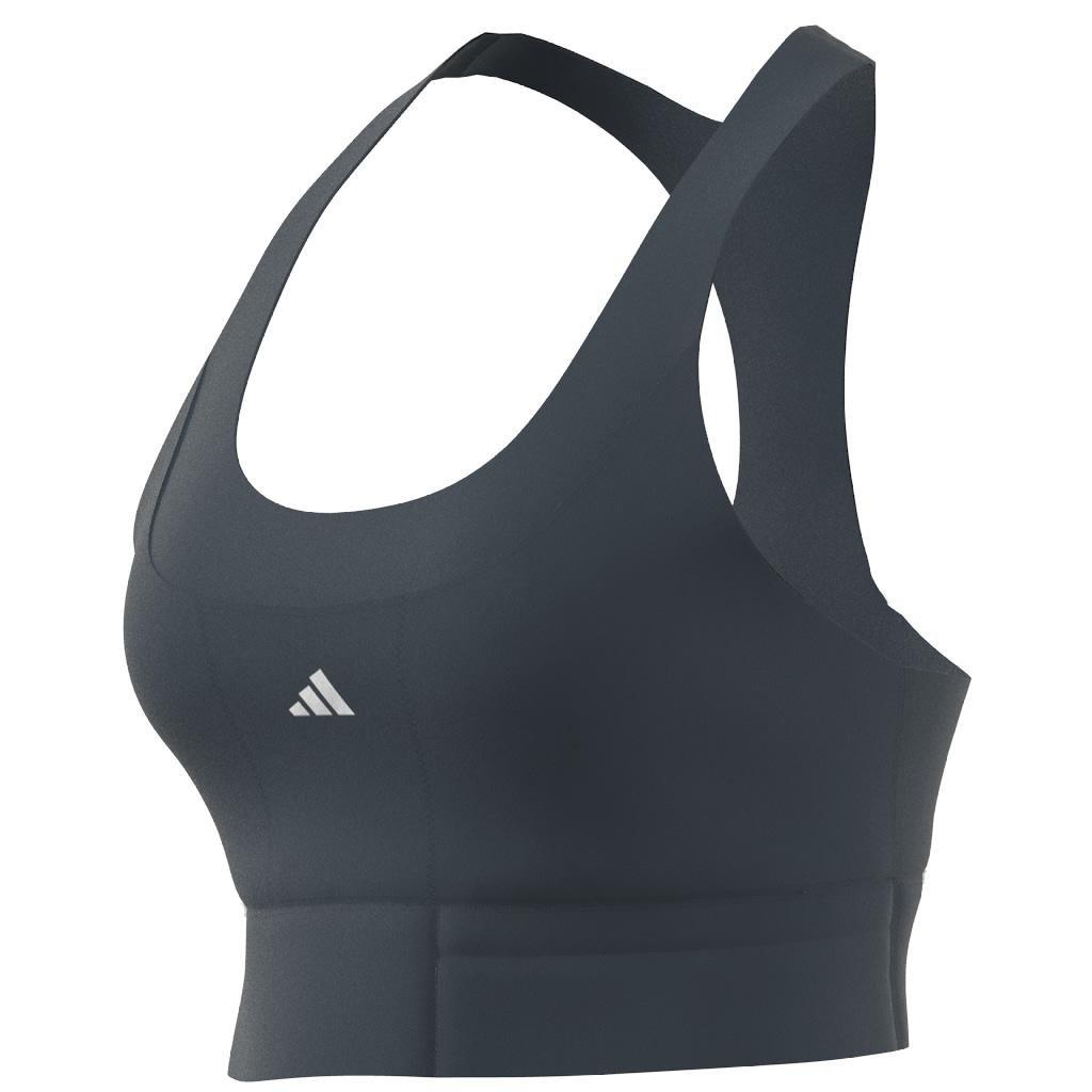 Run Pocket Medium-Support Bra, Turquoise, , large image number 11