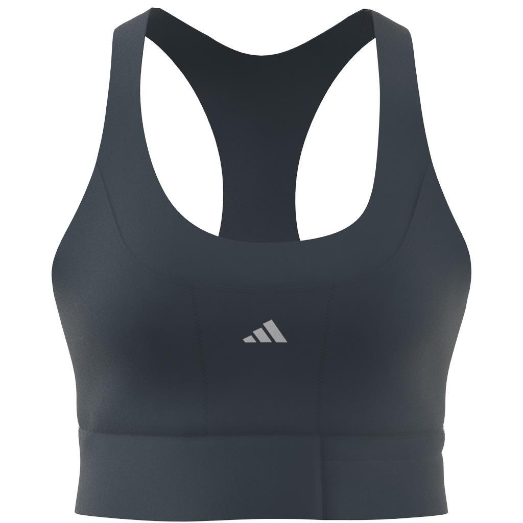 Run Pocket Medium-Support Bra, Turquoise, , large image number 12