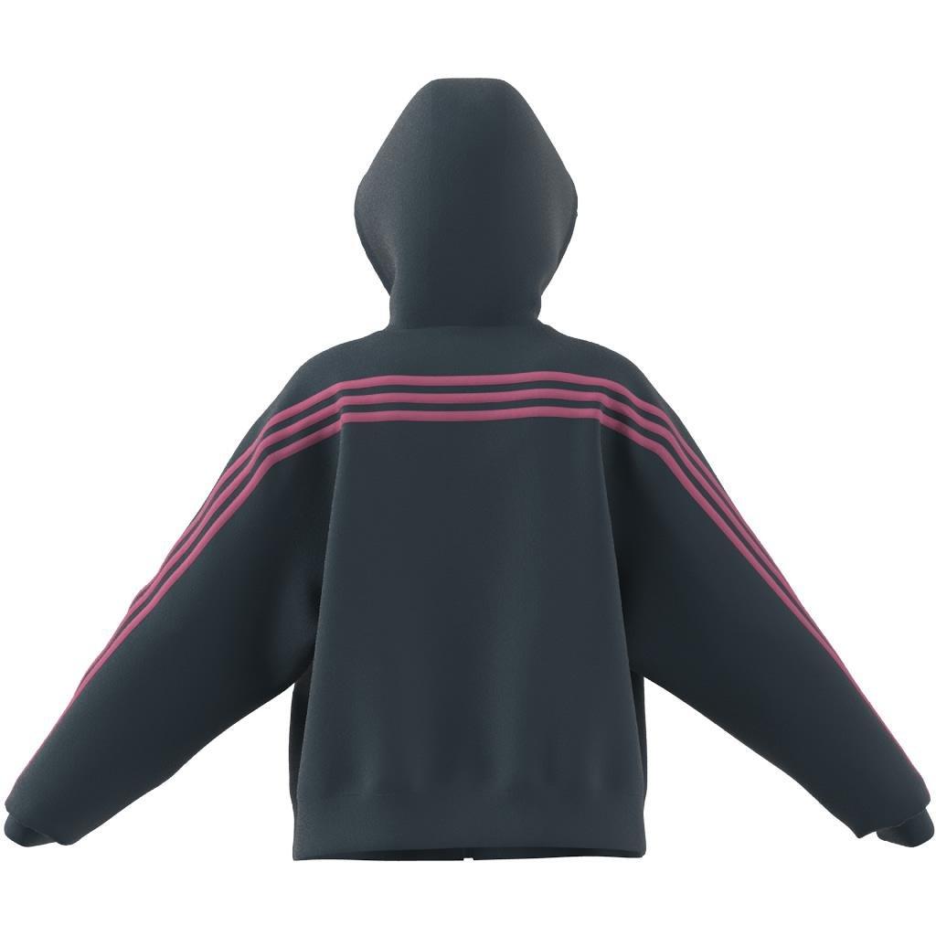 Future Icons 3-Stripes Full-Zip Hoodie, Turquoise, , large image number 11
