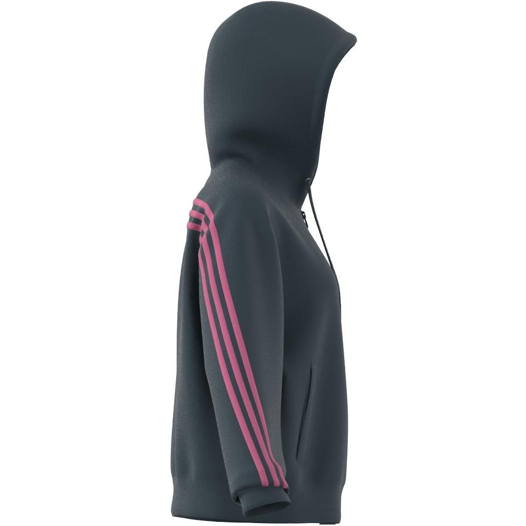 Future Icons 3-Stripes Full-Zip Hoodie, Turquoise, , large image number 13
