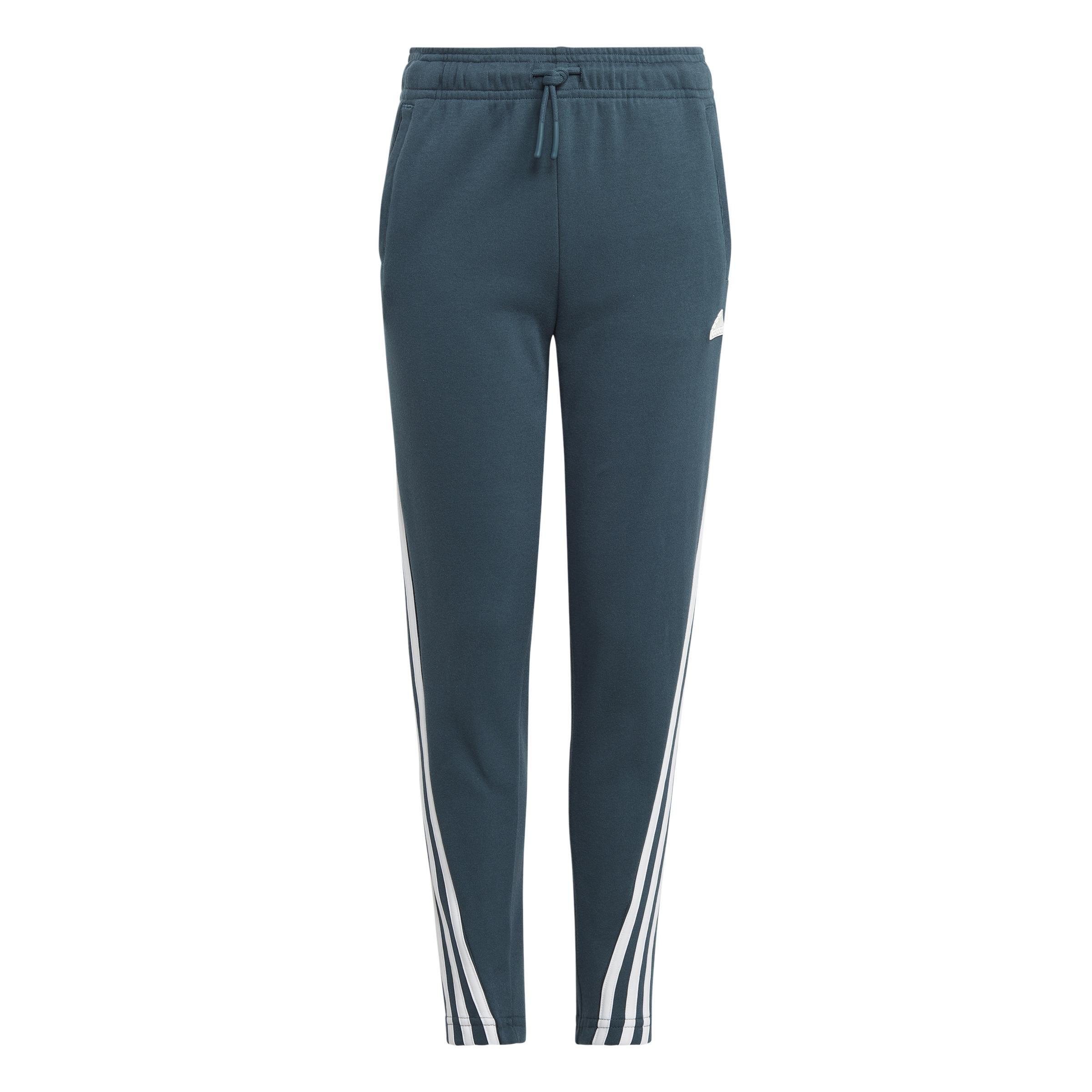 Unisex Kids Future Icons 3-Stripes Ankle-Length Joggers, Turquoise, A901_ONE, large image number 0