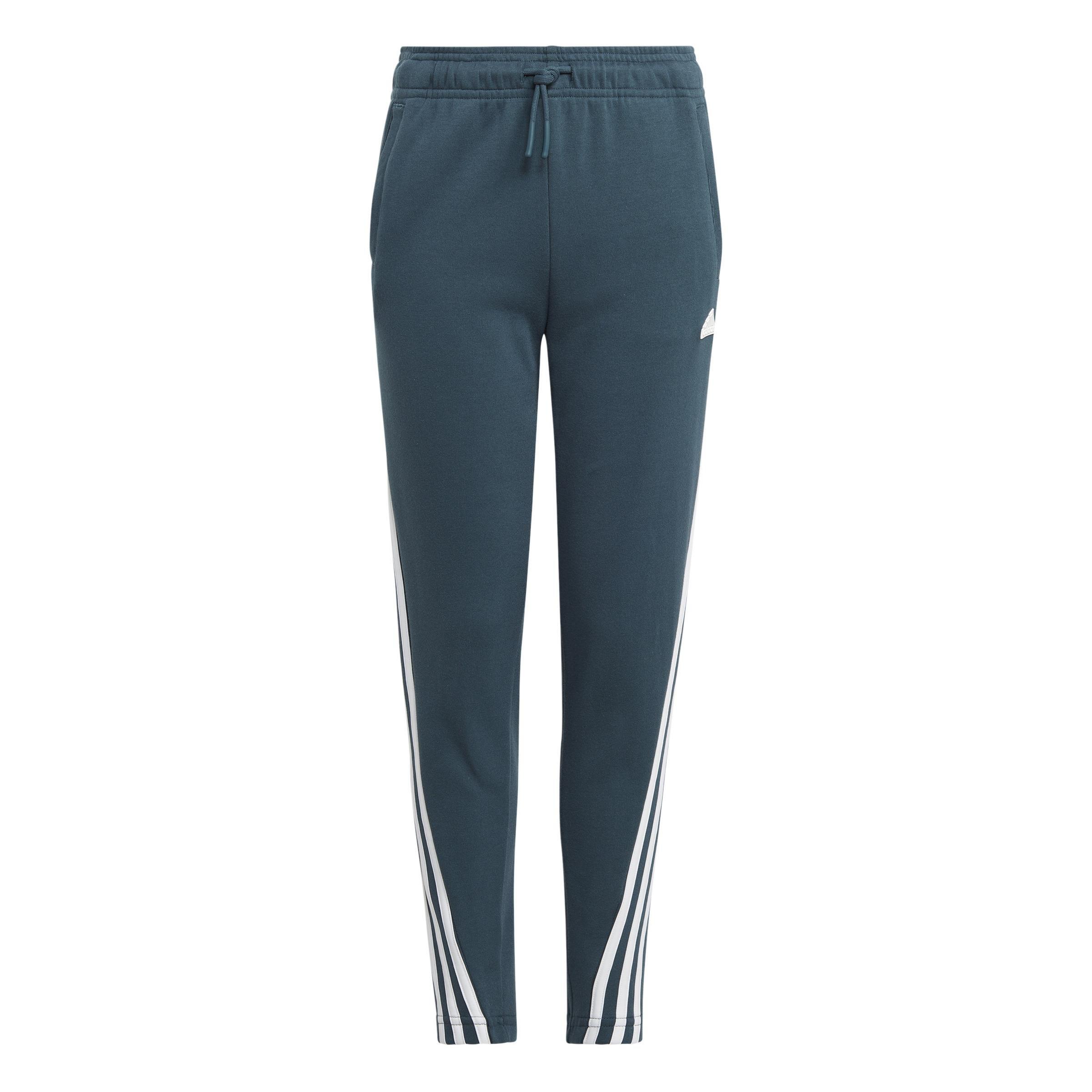 Unisex Kids Future Icons 3-Stripes Ankle-Length Joggers, Turquoise, A901_ONE, large image number 1