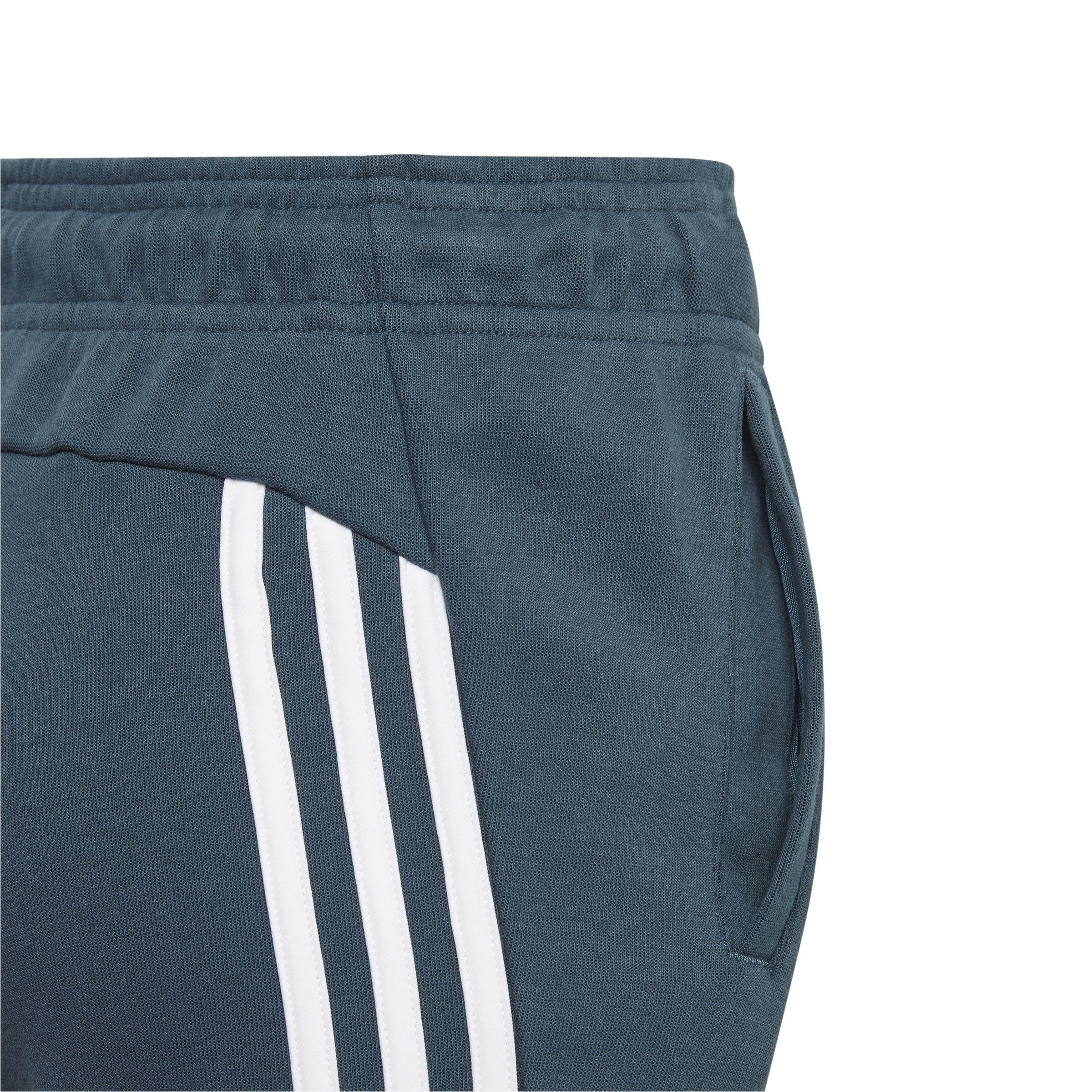 Unisex Kids Future Icons 3-Stripes Ankle-Length Joggers, Turquoise, A901_ONE, large image number 4