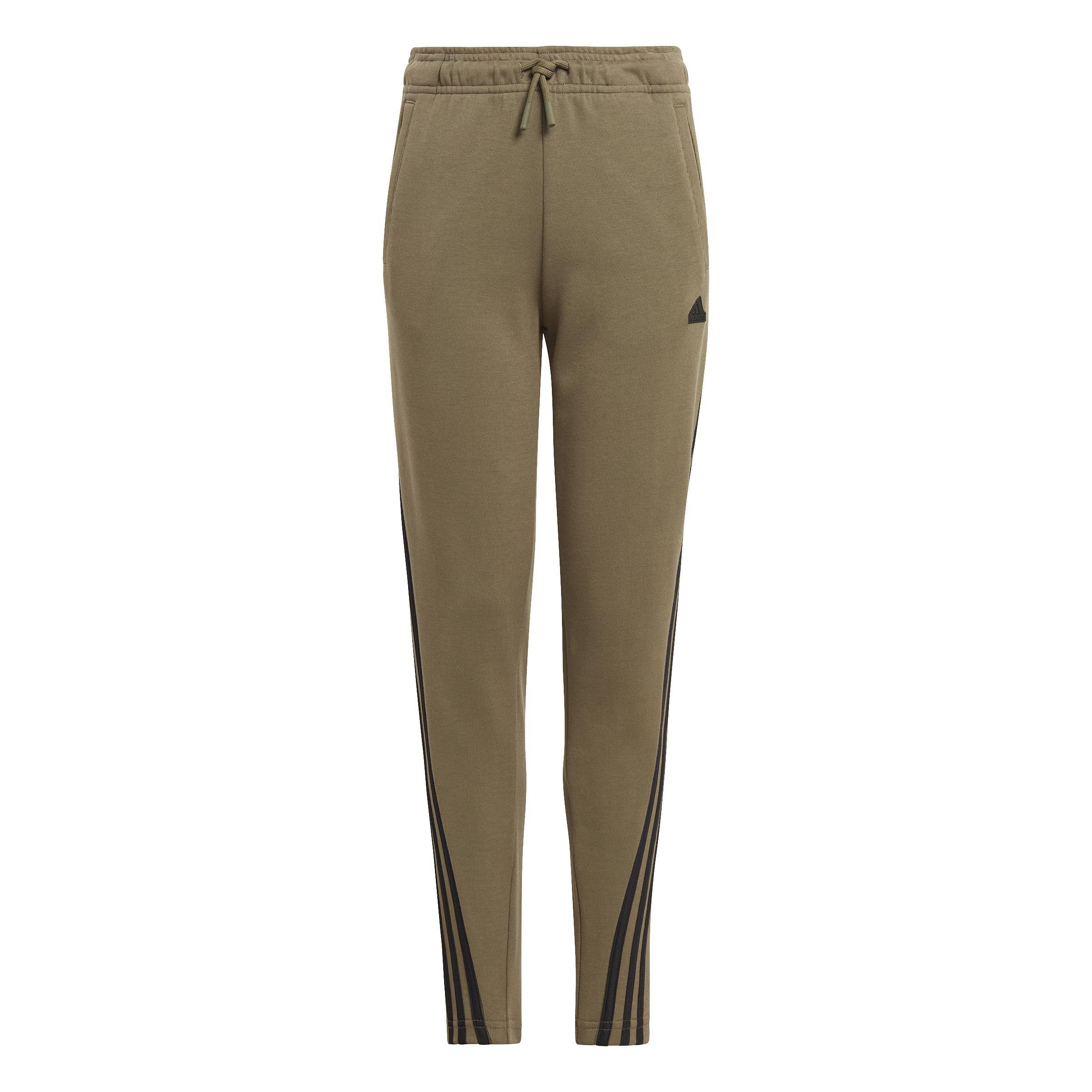 Unisex Kids Future Icons 3-Stripes Ankle-Length Joggers, Green, A901_ONE, large image number 1