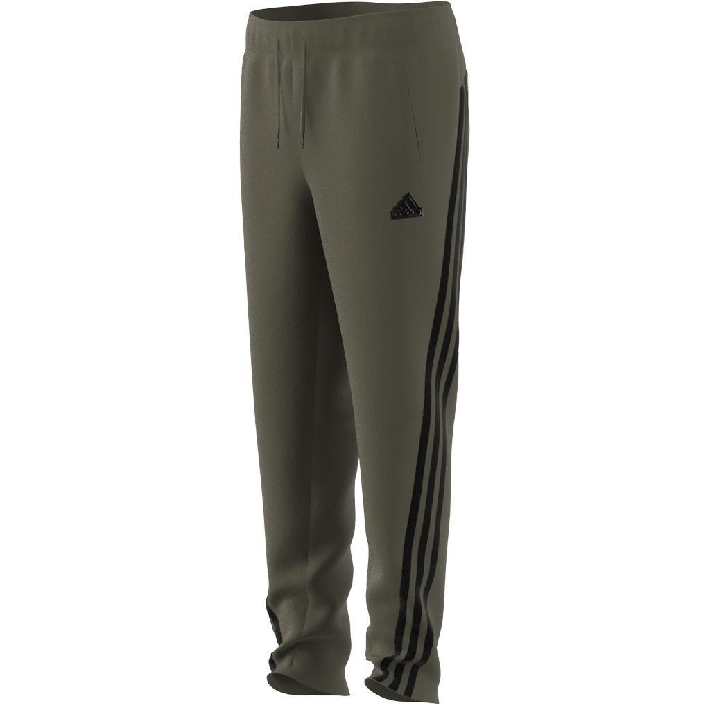 Unisex Kids Future Icons 3-Stripes Ankle-Length Joggers, Green, A901_ONE, large image number 12